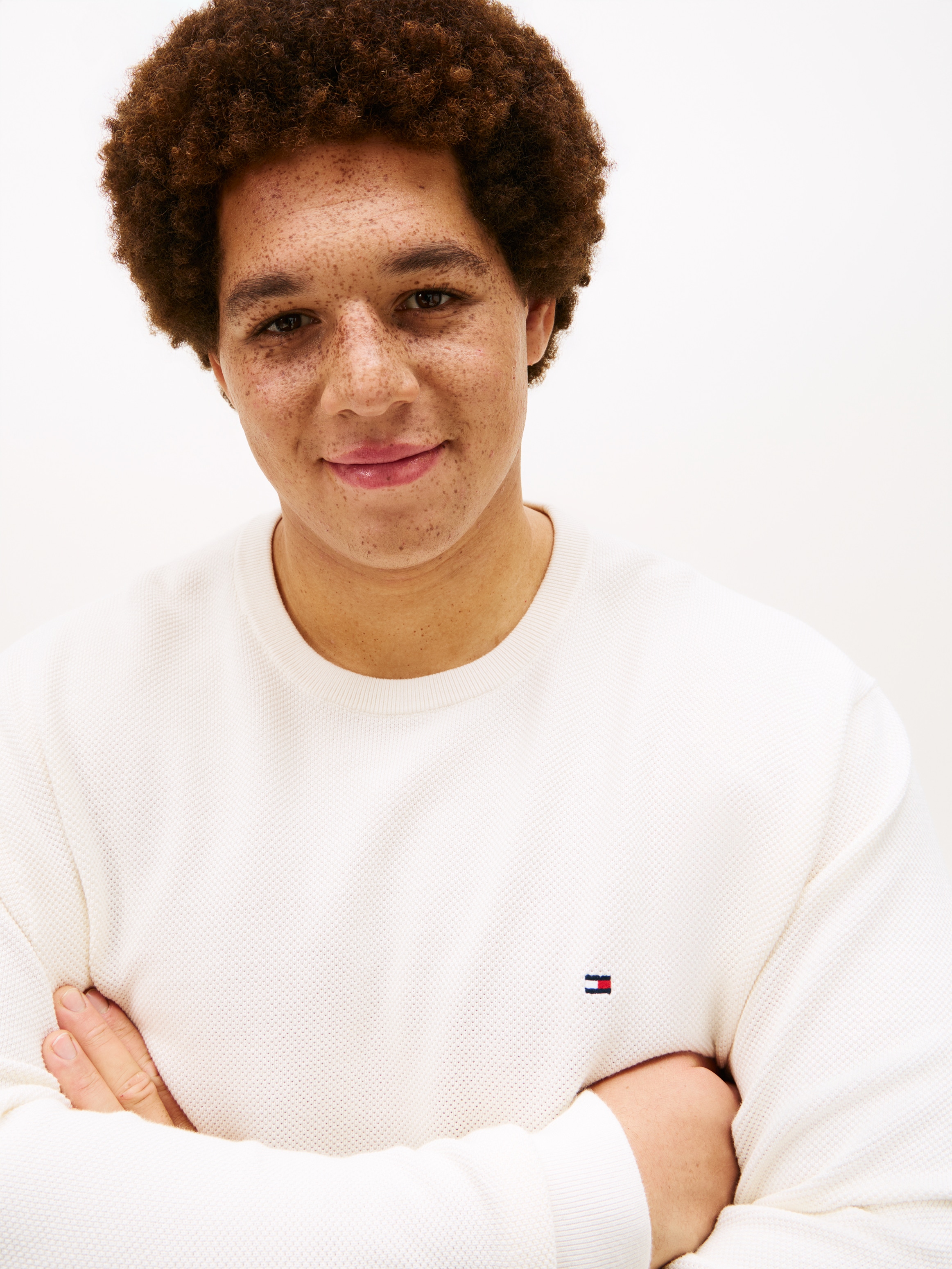 Tommy Hilfiger Big & Tall Rundhalspullover »ESSENTIAL STRUCTURE CREW NECK« Große Größen, regular fit