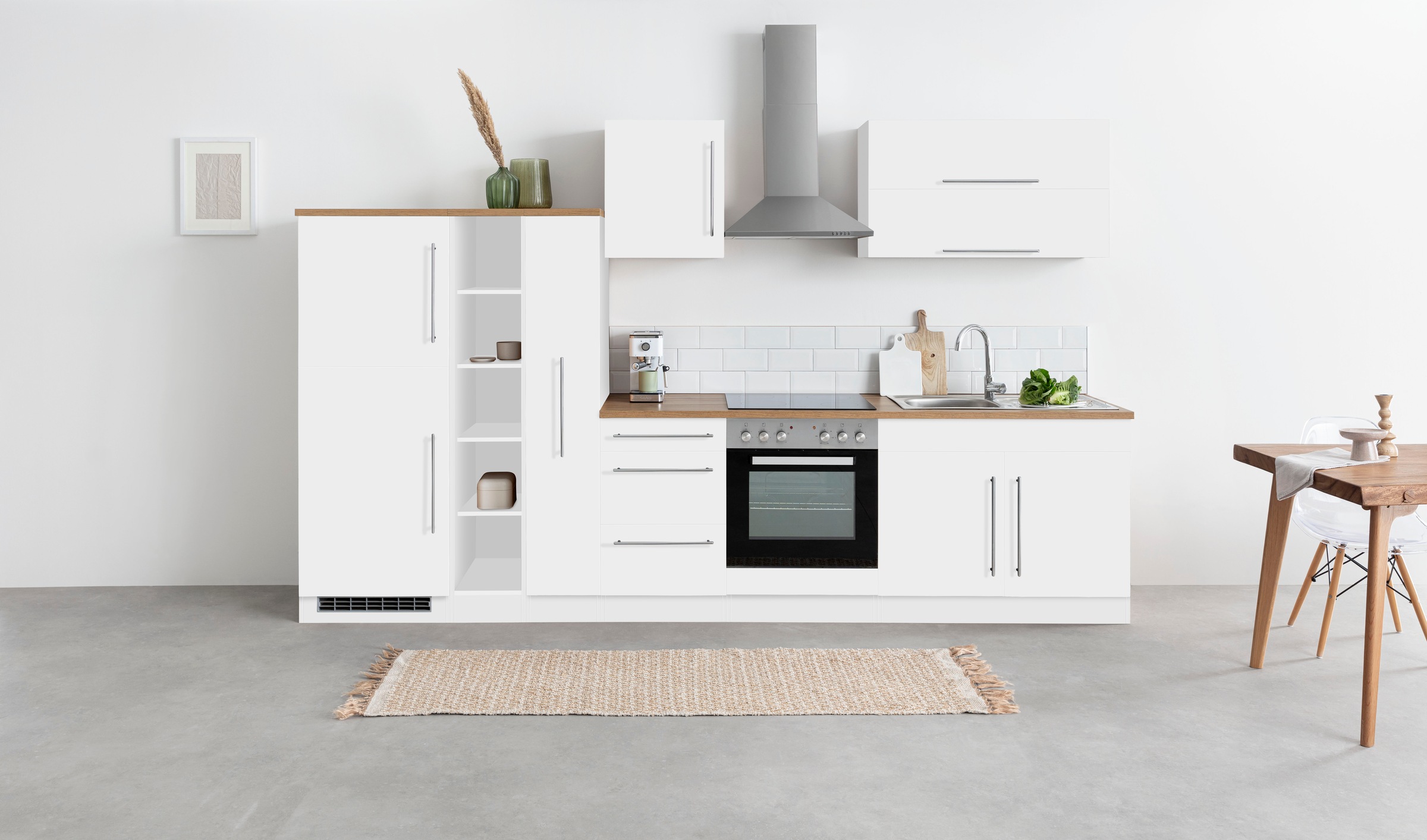 HELD MÖBEL Küchenzeile »Samos«, ohne E-Geräte, Breite 330 cm kaufen im OTTO  Online Shop