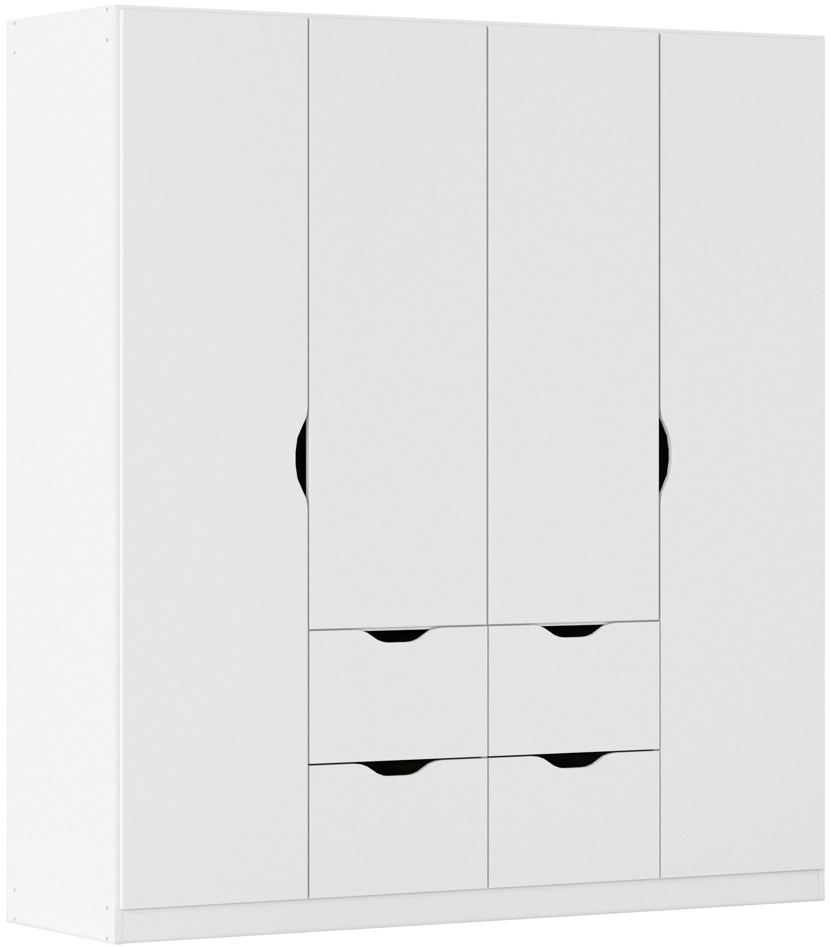 rauch Kleiderschrank »Freising geräumiger Schrank Garderobe Schlafzimmerschrank«, (in 2 Breiten erhältlich TOP ANGEBOT !), mit Griffmulden und Schubkästen TOP PRODUKT