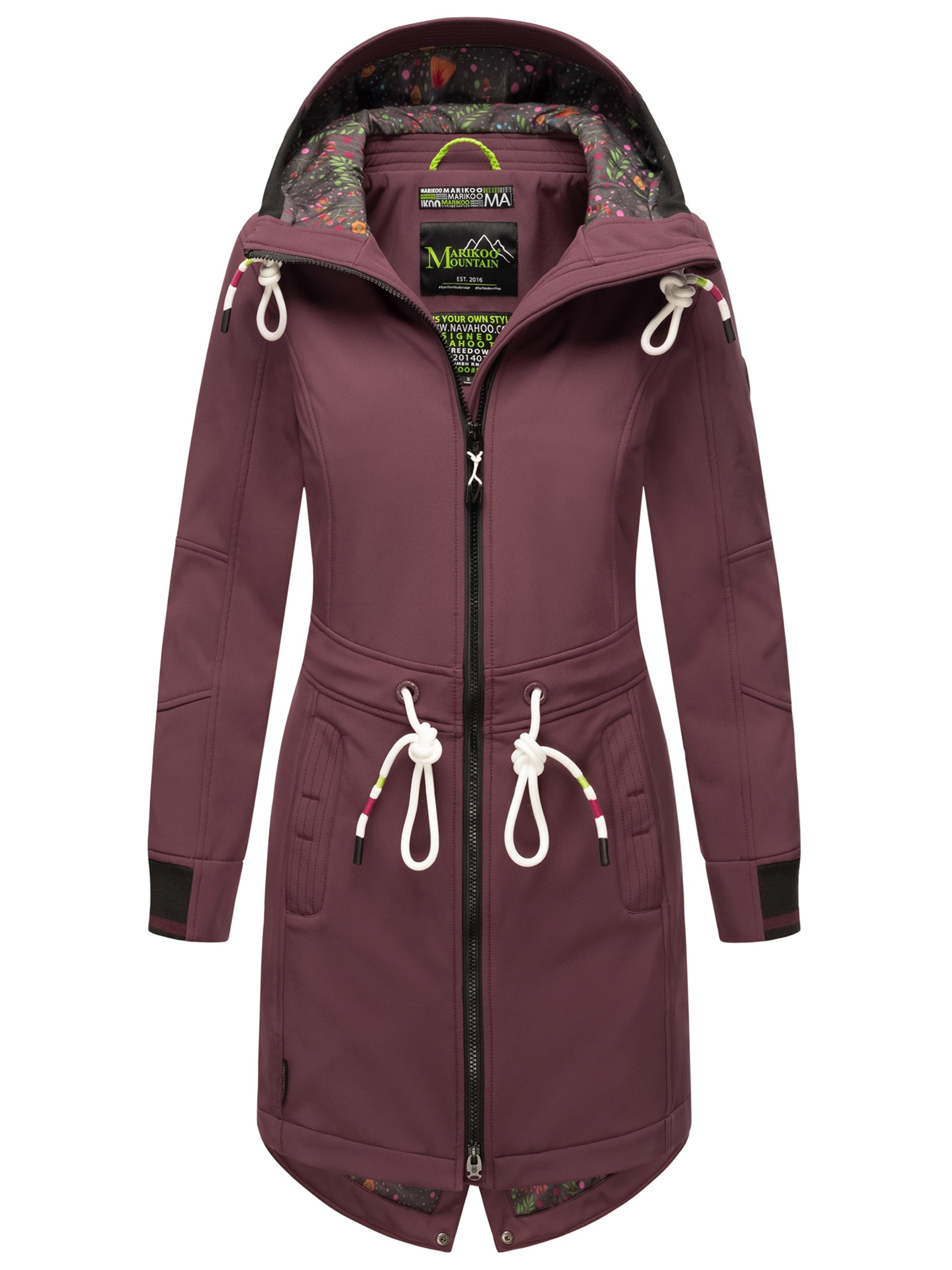 Marikoo Softshelljacke »Marikoo Mount Furnica Damen Softshell Jacke B964«