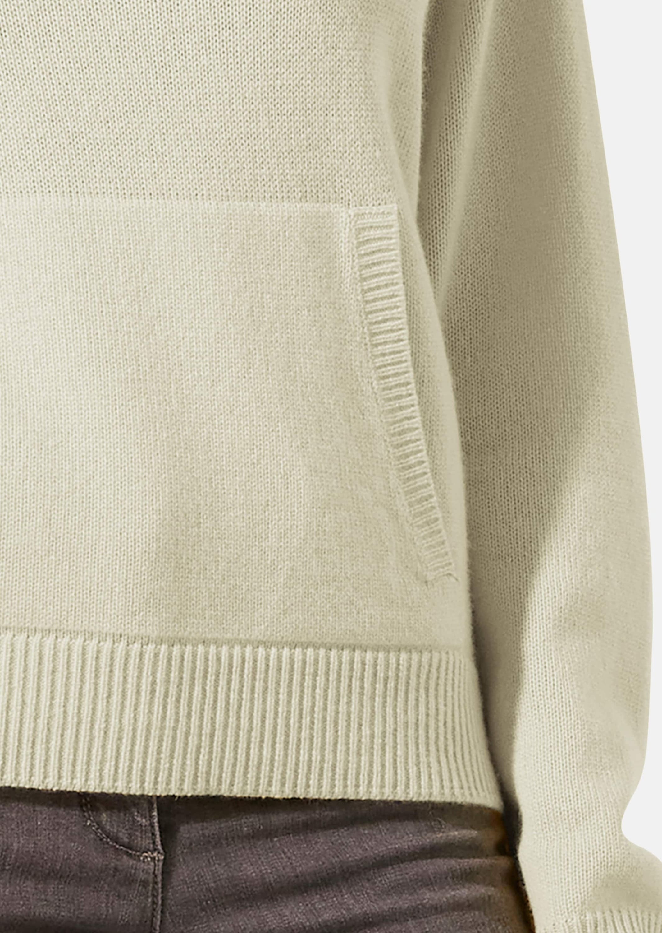 MADELEINE Longpullover »Pullover Rundhals-Pullover mit Känguru-Taschen«