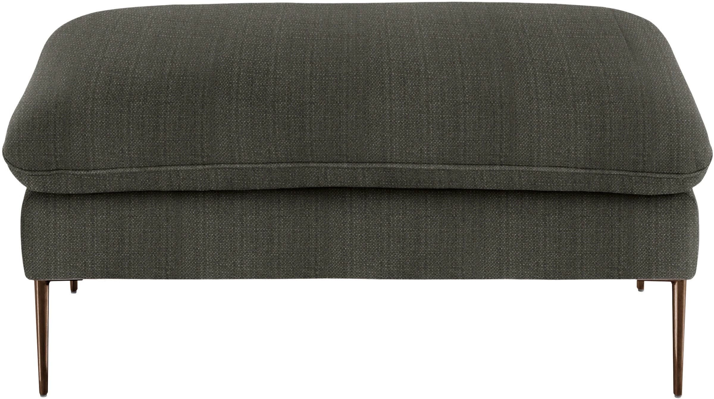 W.SCHILLIG Hocker »enjoy&MORE«, Füße bronze pulverbeschichtet, Breite 106 cm