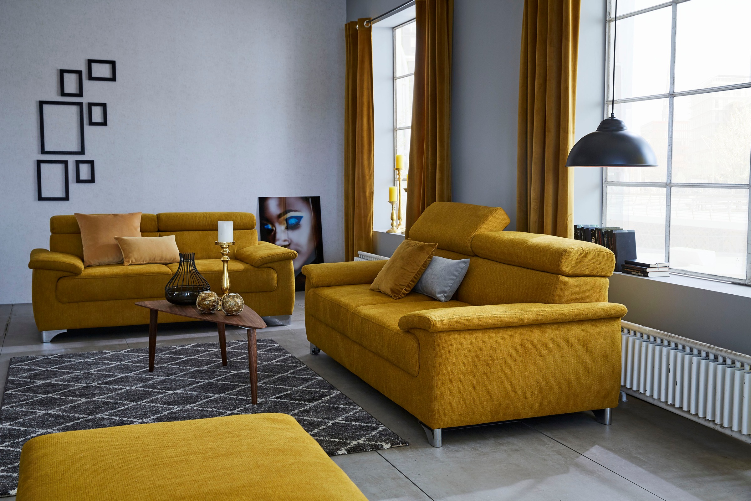 Guido Maria Kretschmer Home&Living Teppich OTTO gewebt, Rauten weiche Design, bei »Paris«, online rechteckig, Haptik, Teppich
