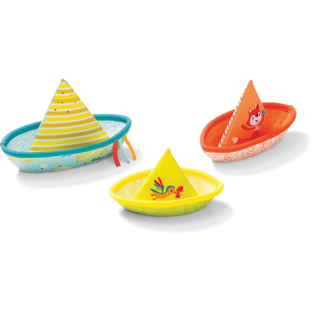 Lilliputiens® Badespielzeug »3 kleine Boote«