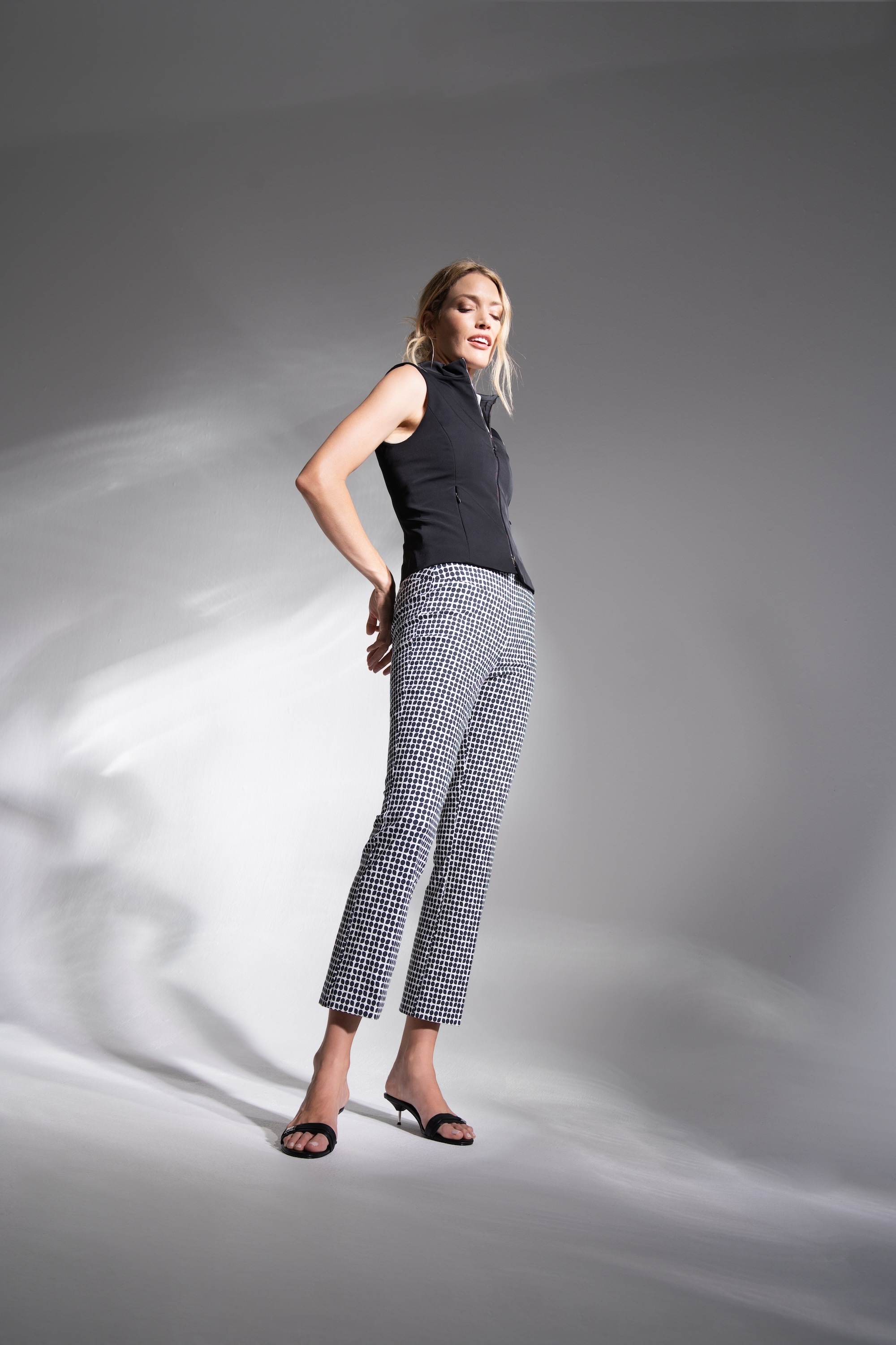 Stehmann Stoffhose, mit grafischem Muster
