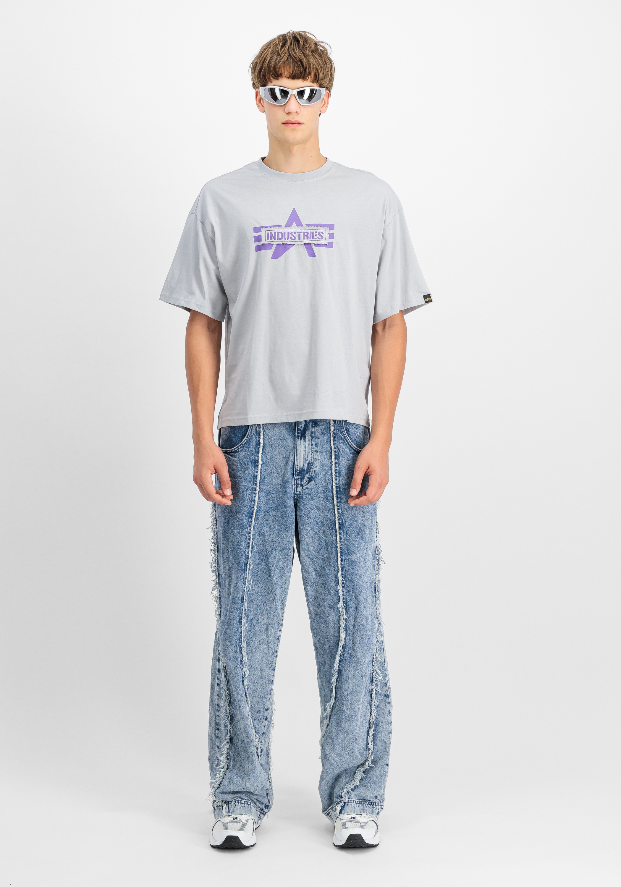 Alpha Industries T-Shirt »Alpha Industries Men - T-Shirts Logo Edge T-Shirt«