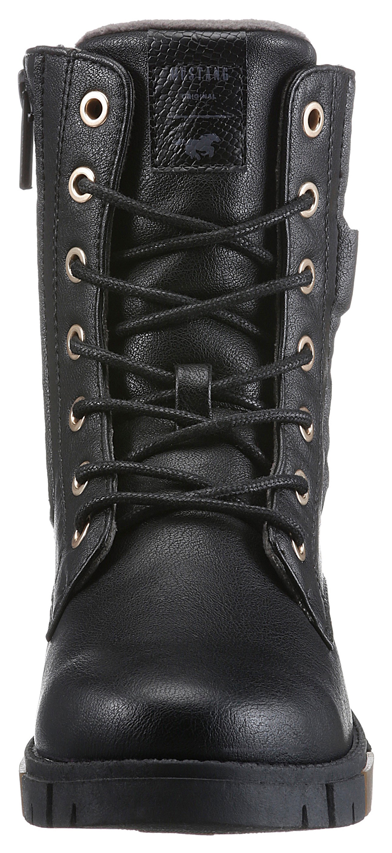 Mustang Shoes Schnürstiefelette, Boots, Winterstiefel mit Innen-Reißverschluss