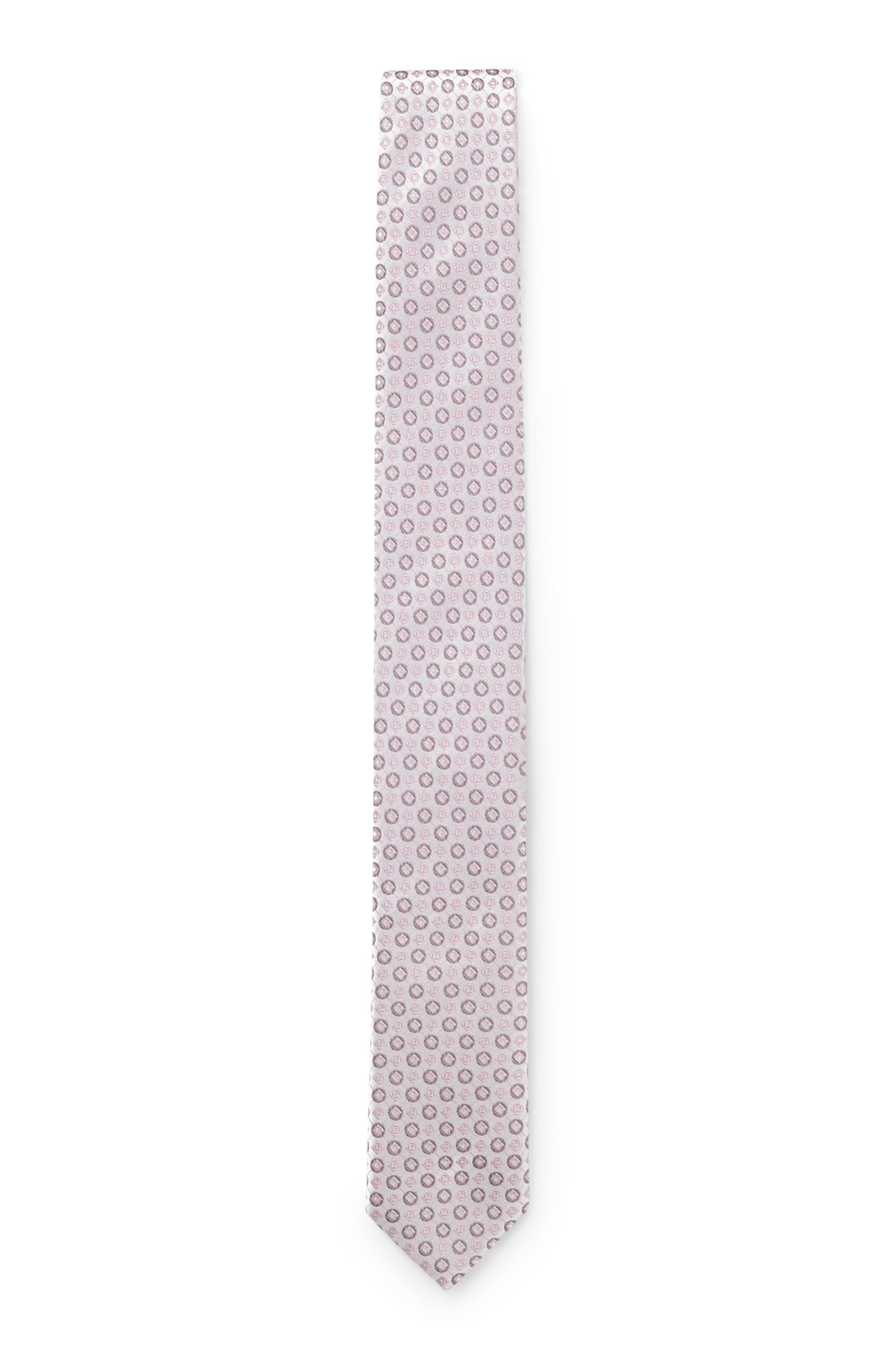 BOSS Krawatte »H-Tie 6 cm« aus einem Seiden-Mix mit Jacquard-Muster