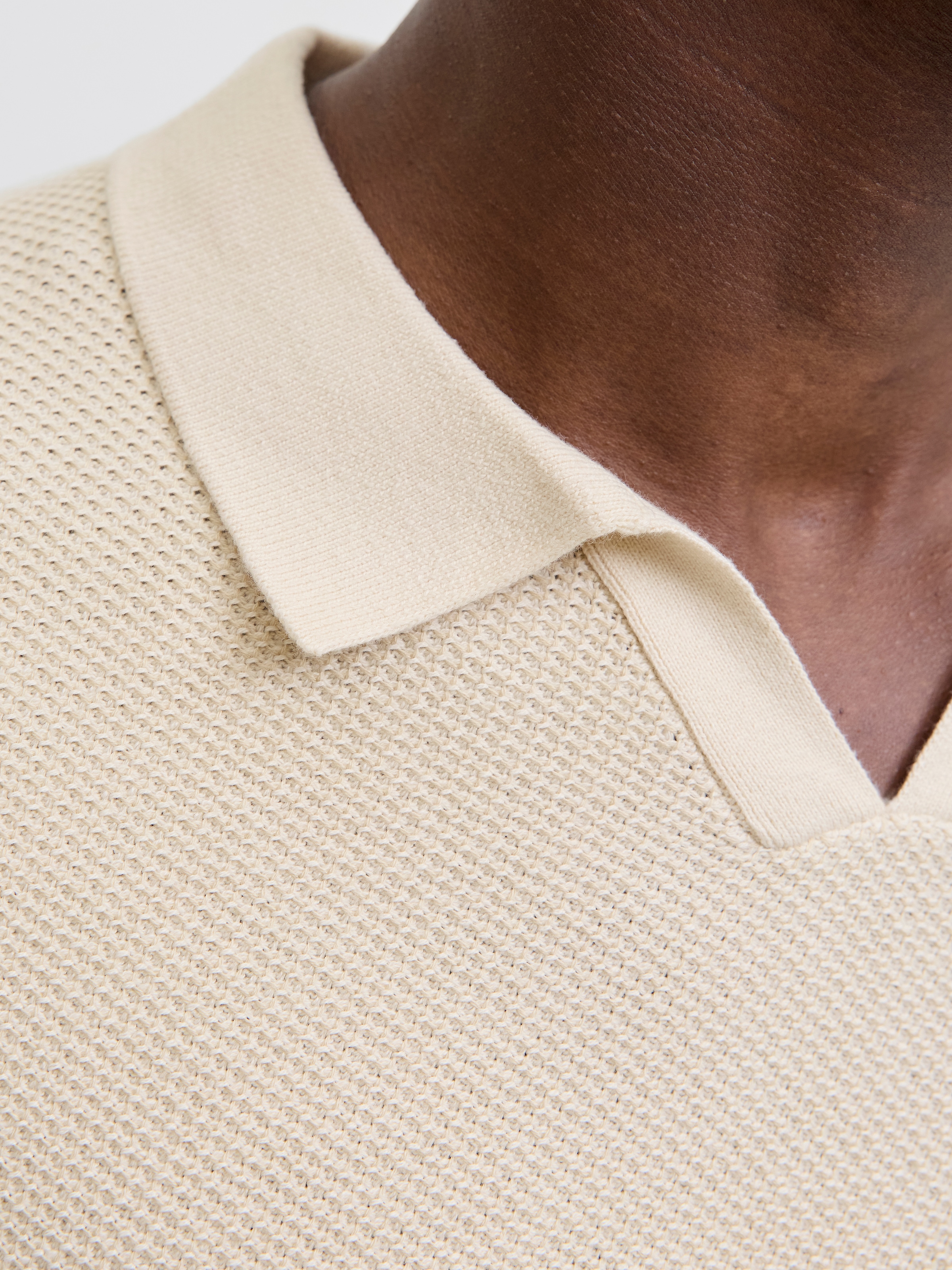 Jack & Jones Polokragenpullover »JPRBLAEASTON KNIT SPLIT NECK LS SN«