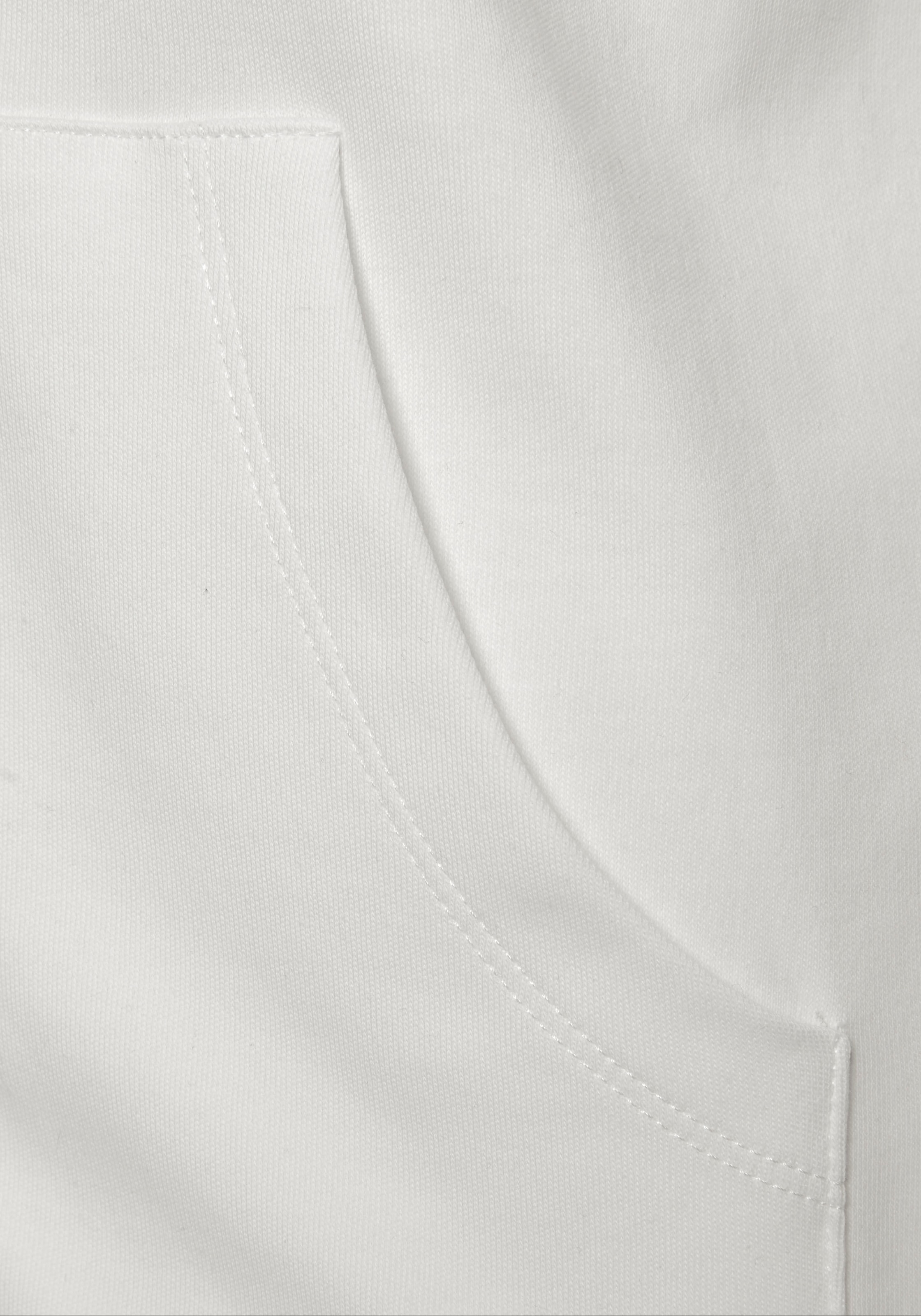 Bench. Loungewear Sweatjacke mit glänzender Logostickerei am Stehkragen, Loungeanzug