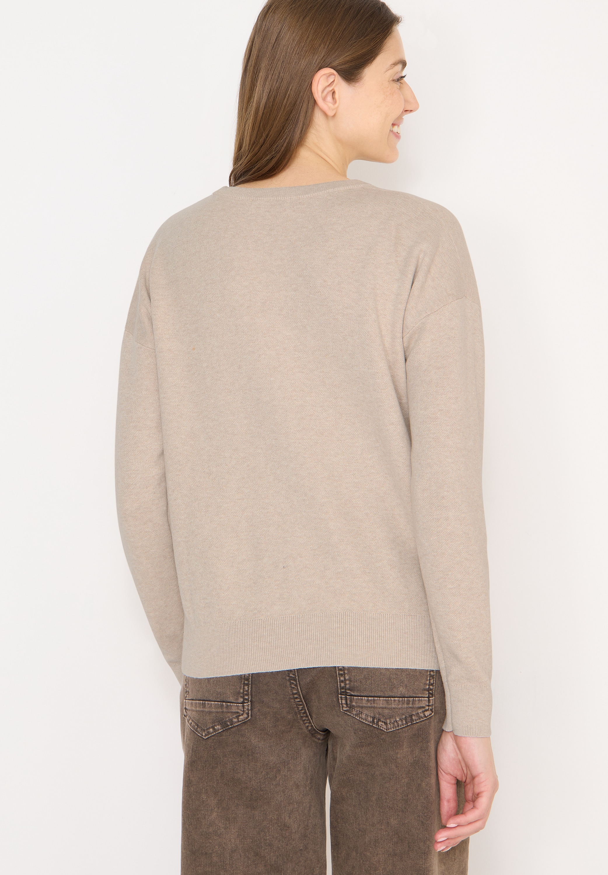 Cecil Strickpullover Sweatshirt mit Rundhals