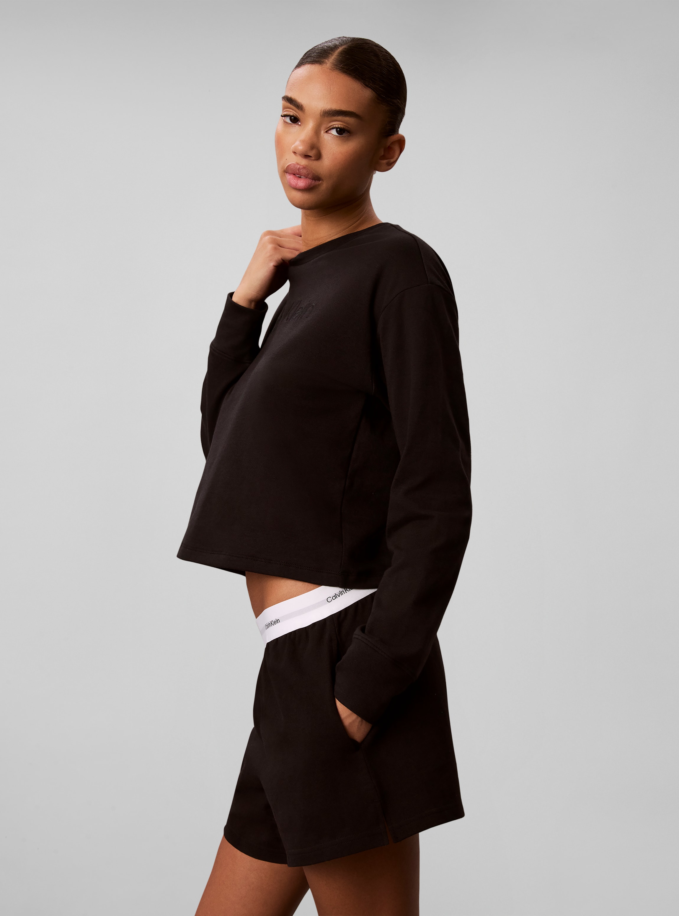 Calvin Klein Underwear Sweatshirt »RELAXED CREW PULLOVER«, mit Logo-Schriftzug
