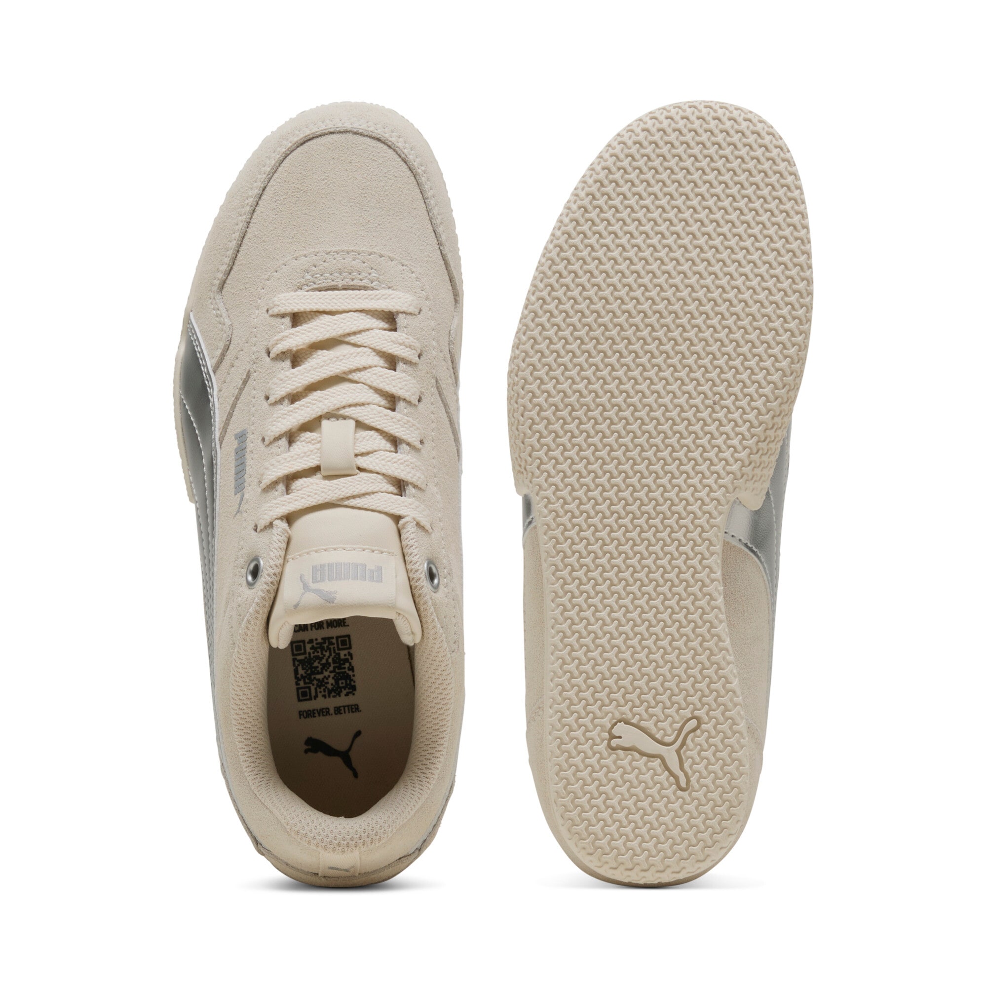 PUMA Sneaker »BELLA DONNA SD METALLIC JR«  für Freizeit- und Sportaktivitäten, mit Textil-Innenmaterial