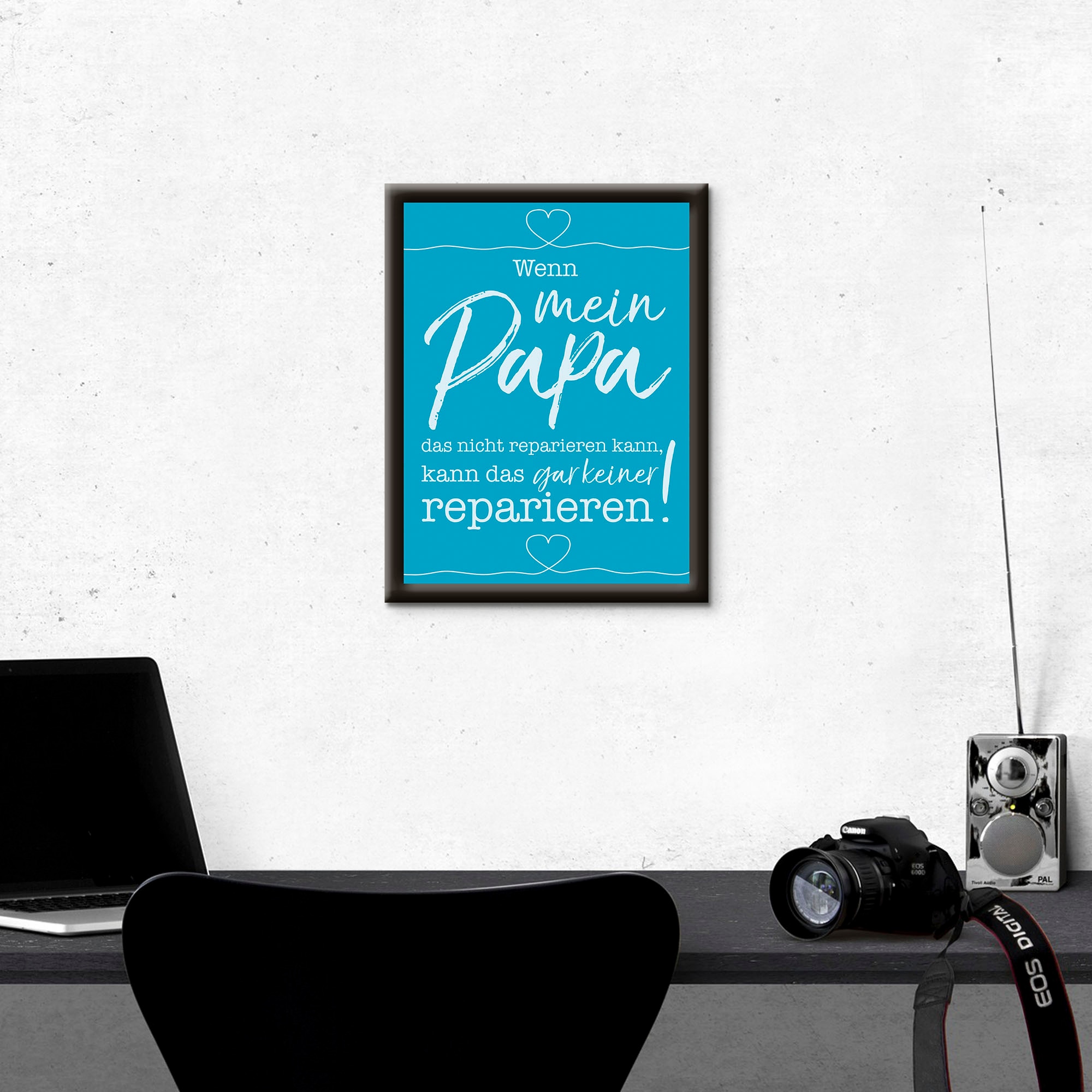 Artland Wandbild »Mein Papa«, Sprüche & Texte, (1 St.)
