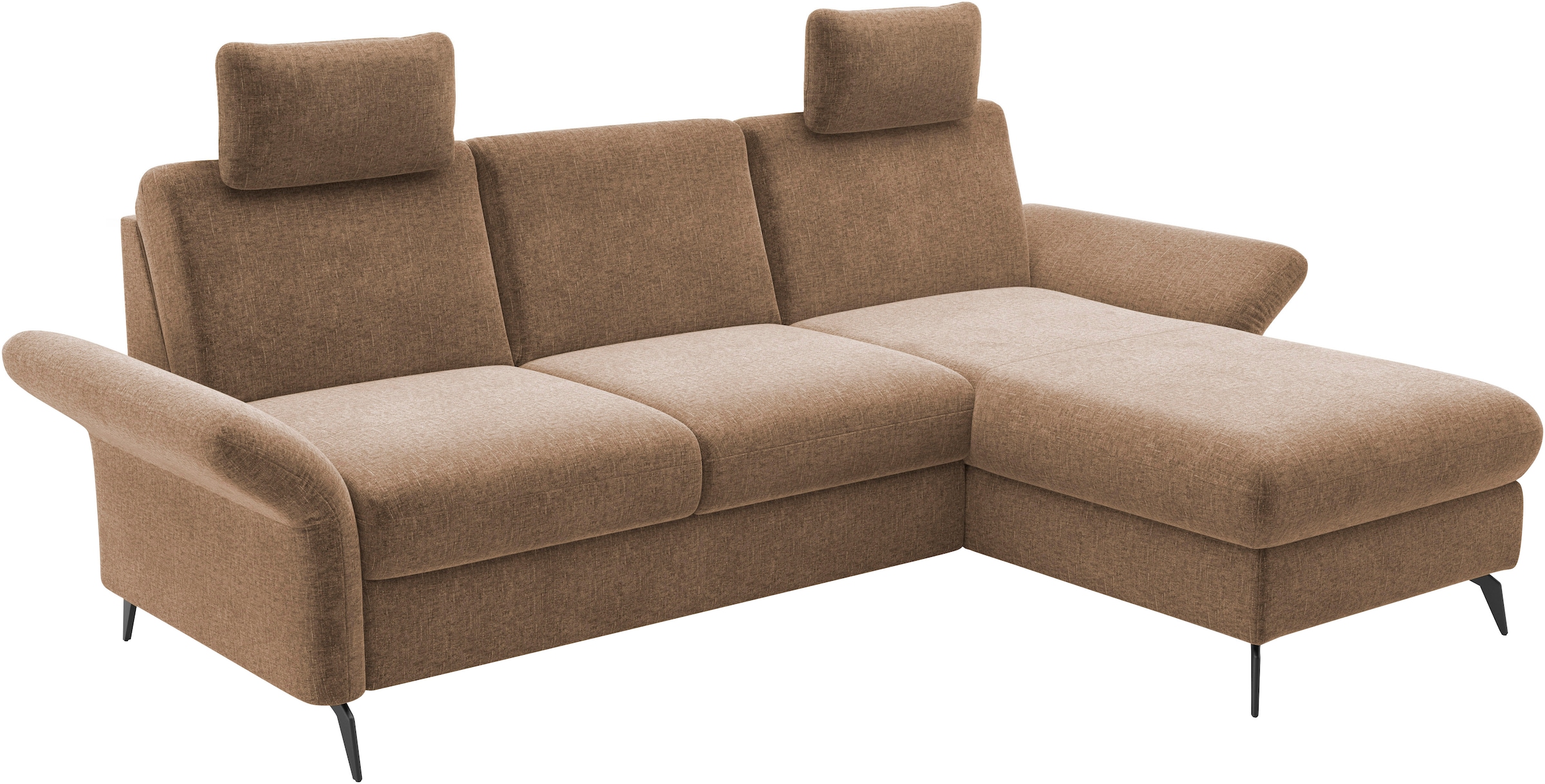 Home affaire Ecksofa »Rochelle«, optional: Armteilverstellung, klappbar, Bettkasen