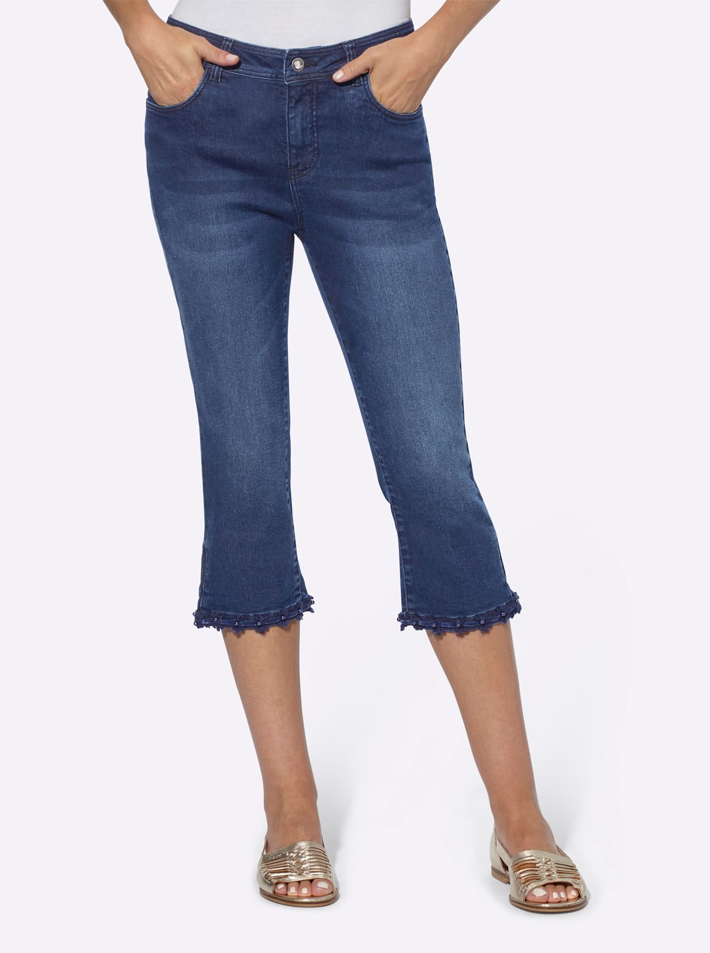 Caprijeans, (1 tlg.)