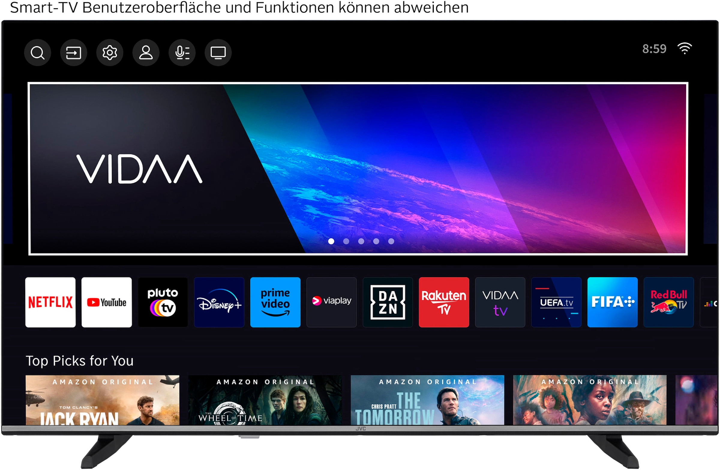JVC LED-Fernseher »LT-50VD3555«, Smart-TV