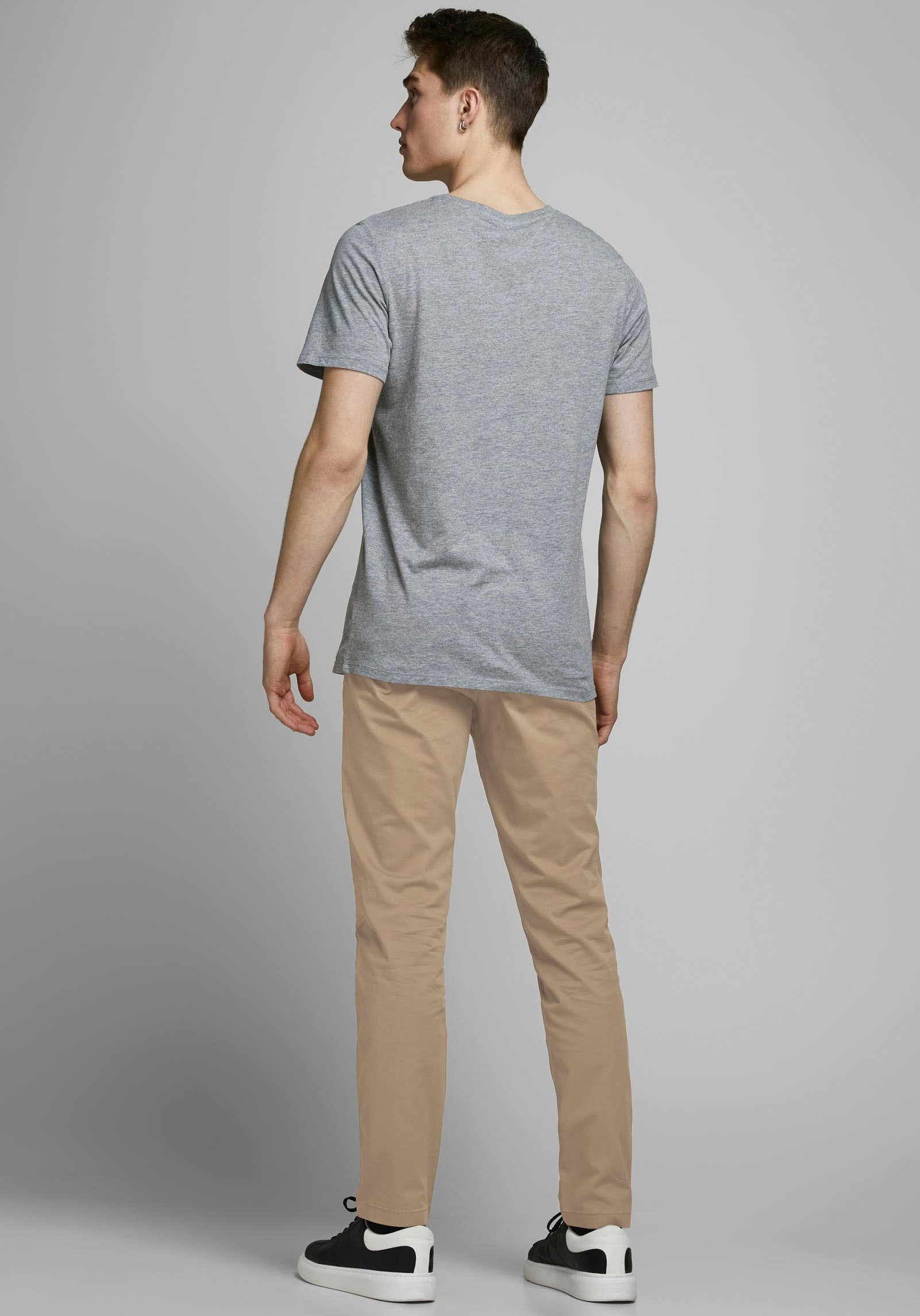 Jack & Jones Chinohose »SLIM FIT MARCO 2PCS«, (Packung, 2 tlg., 2er-Pack)