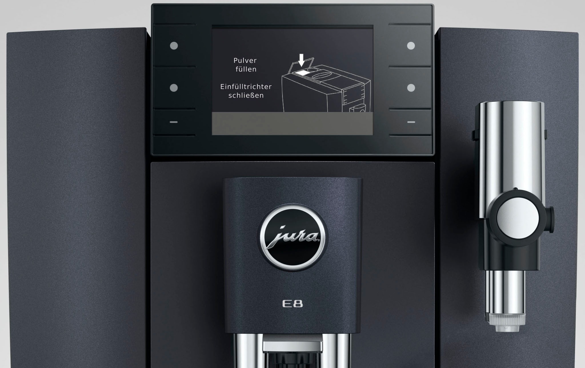 JURA Kaffeevollautomat »15749 E8 (ED), Cosmic Black« 27 Spezialitäten, WiFi, Hot & Light Brew, Sweet