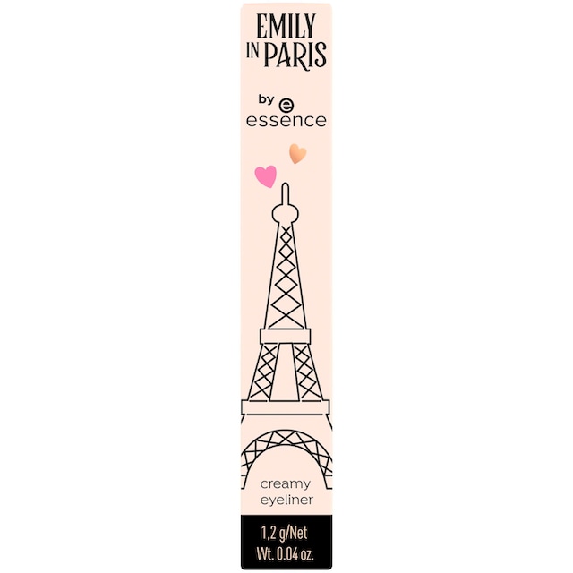 Essence Eyeliner »EMILY IN PARIS by essence creamy eyeliner«,  Augenkonturenstift mit integriertem Pinsel, vegan bei OTTOversand