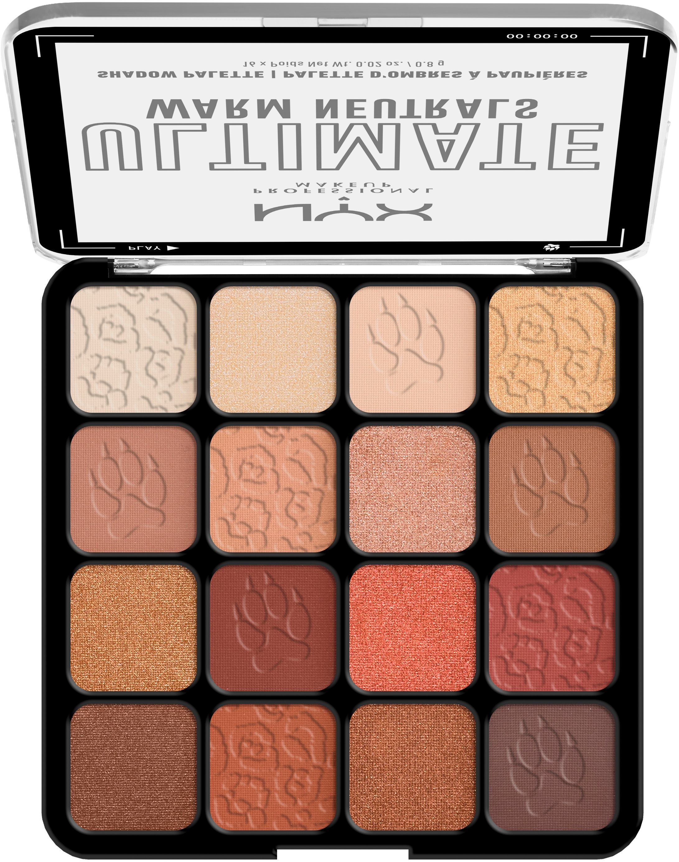 NYX Lidschatten-Palette »NYX Professional Makeup Ultimate Shadow Palette«