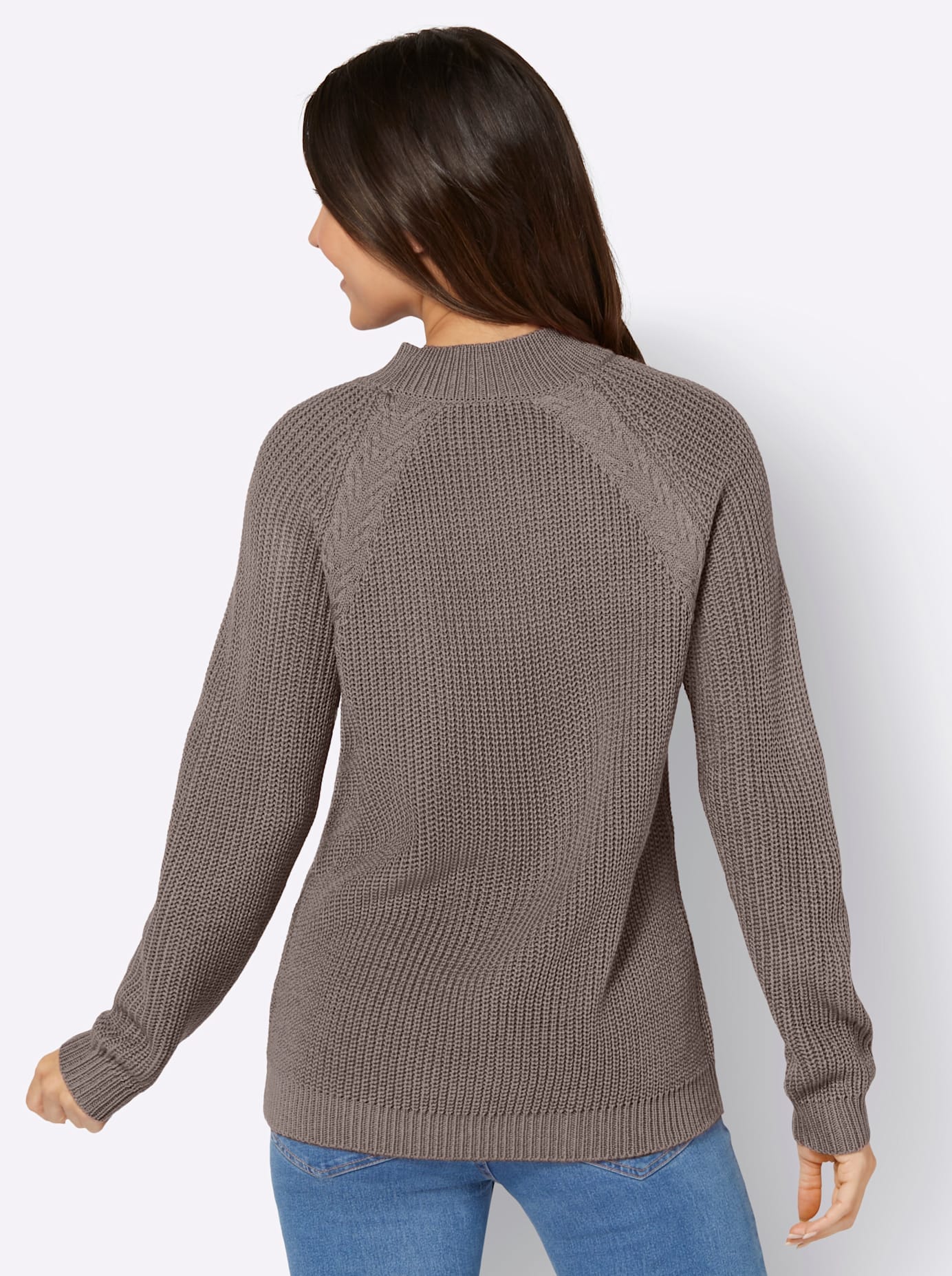 Classic Basics Stehkragenpullover »Langarm-Pullover«