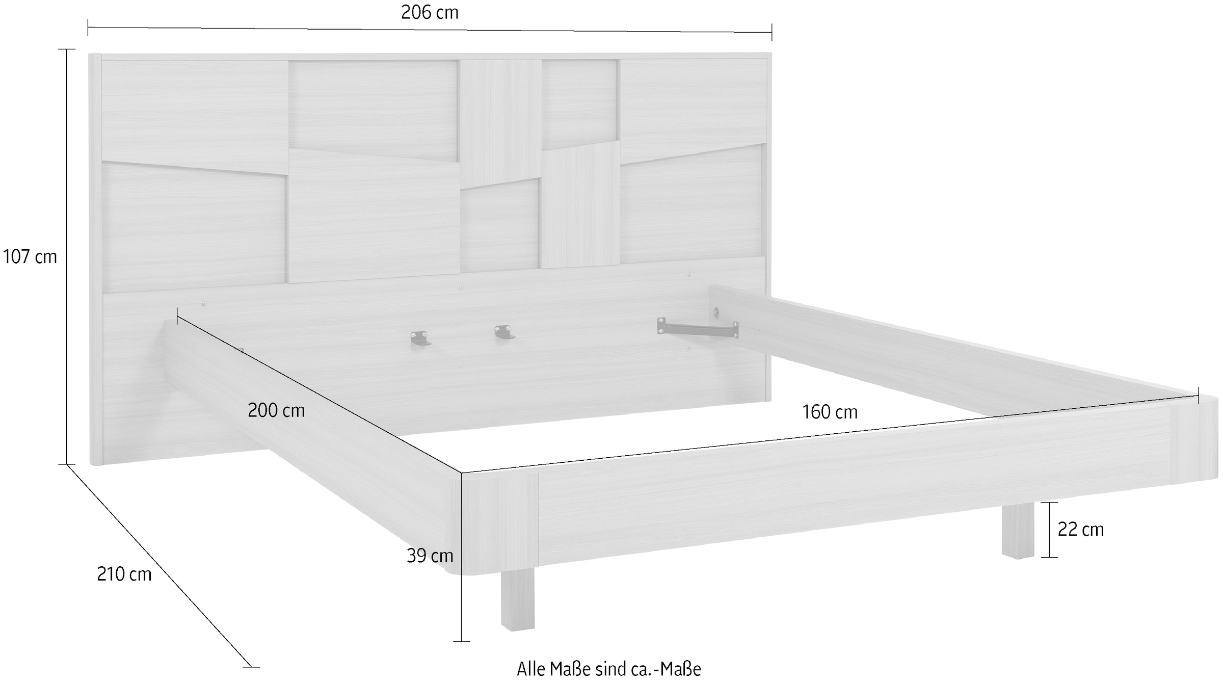Gami Einzelbett Ein elegantes Bett mit raffinierter Architektur