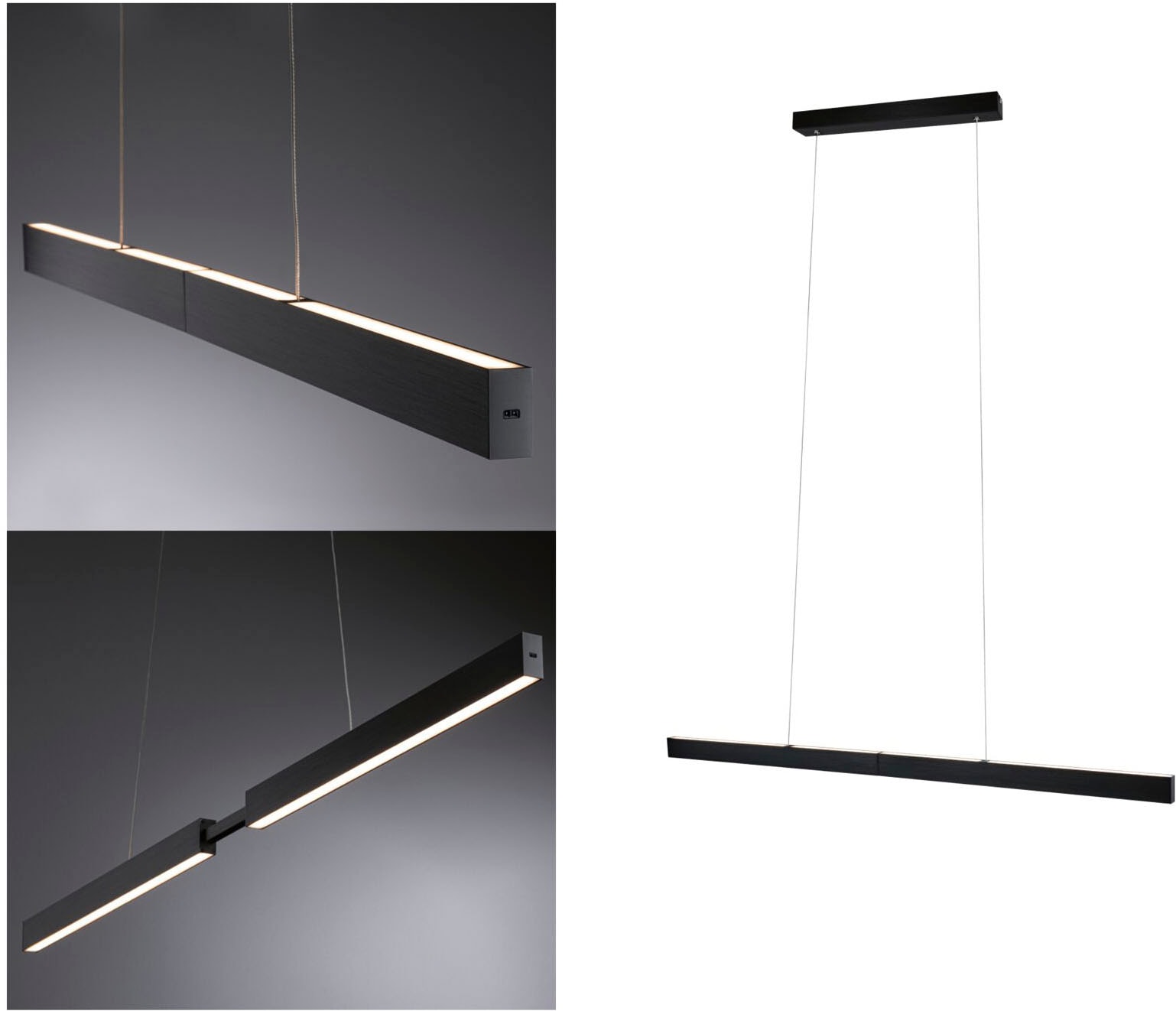 Paulmann LED Pendelleuchte »LED Pendelleuchte Aptare dimmbar« 1 Stk. Warmweiß Memoryfunktion