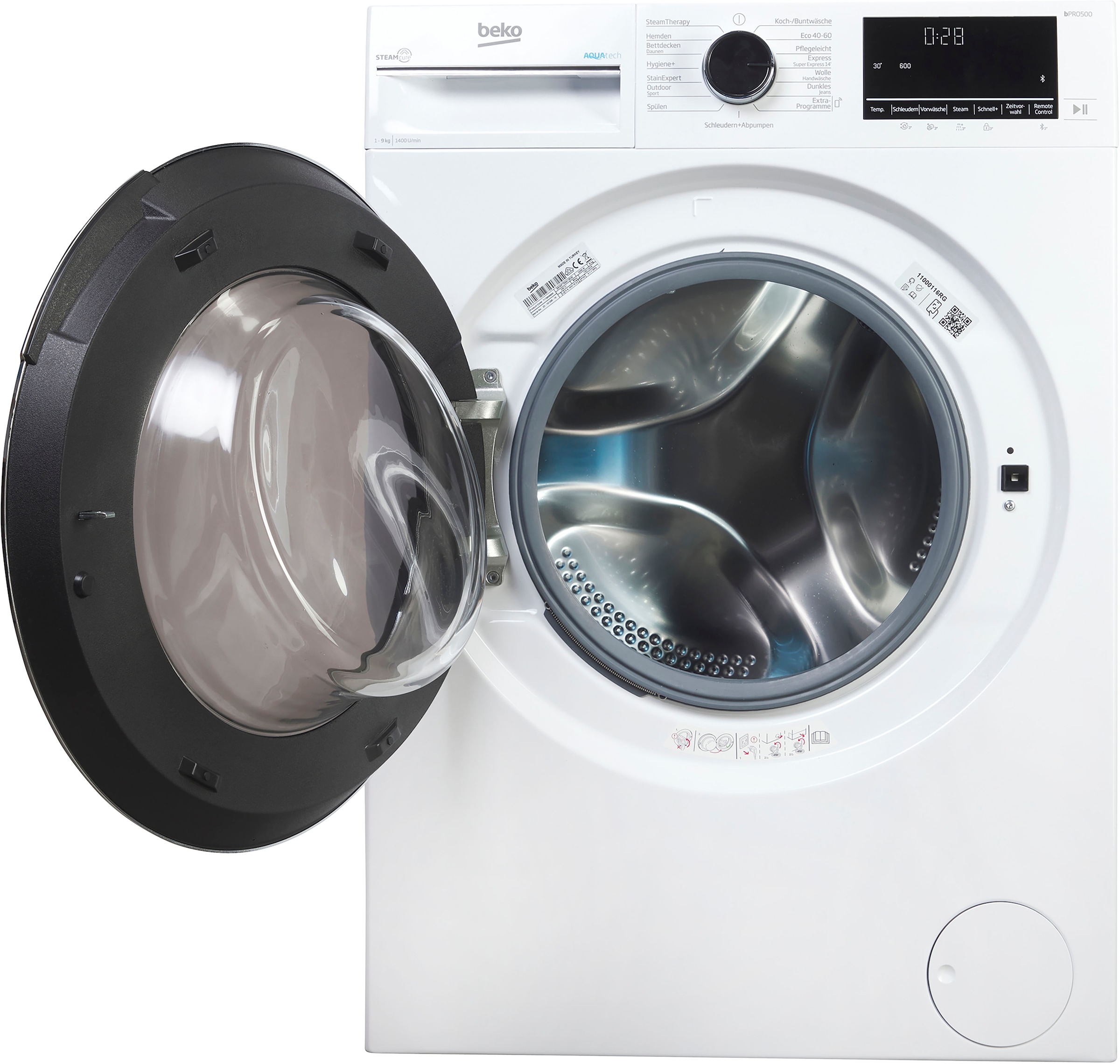 BEKO Waschmaschine »B5WFT594138W«, 9 kg, 1400 U/min