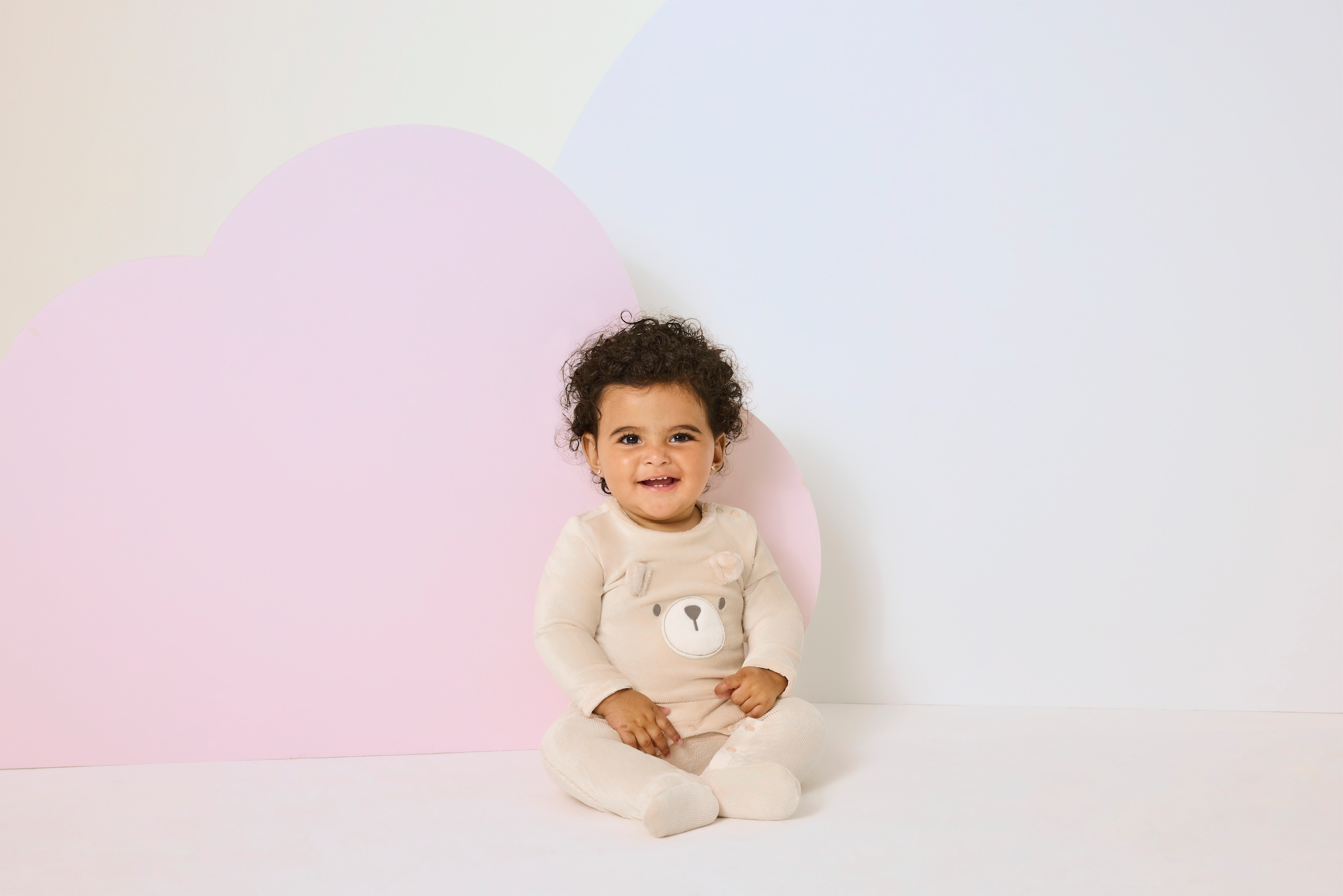 HUGGIES babywear Strampler »HUGN FOOTED COVERALL« Cord in elastischer Qualität