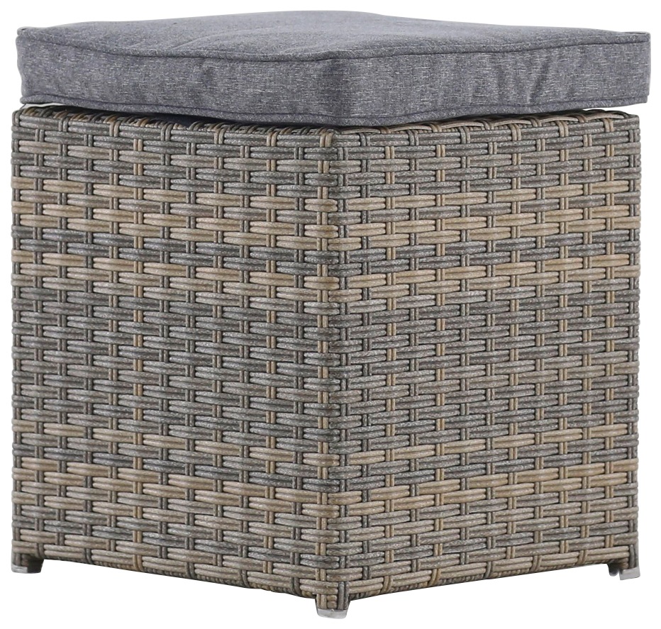 KONIFERA Gartenlounge-Set »Portland«, (Set, 18 tlg.), 3 Sofas, 2 Hocker, 1 Tisch