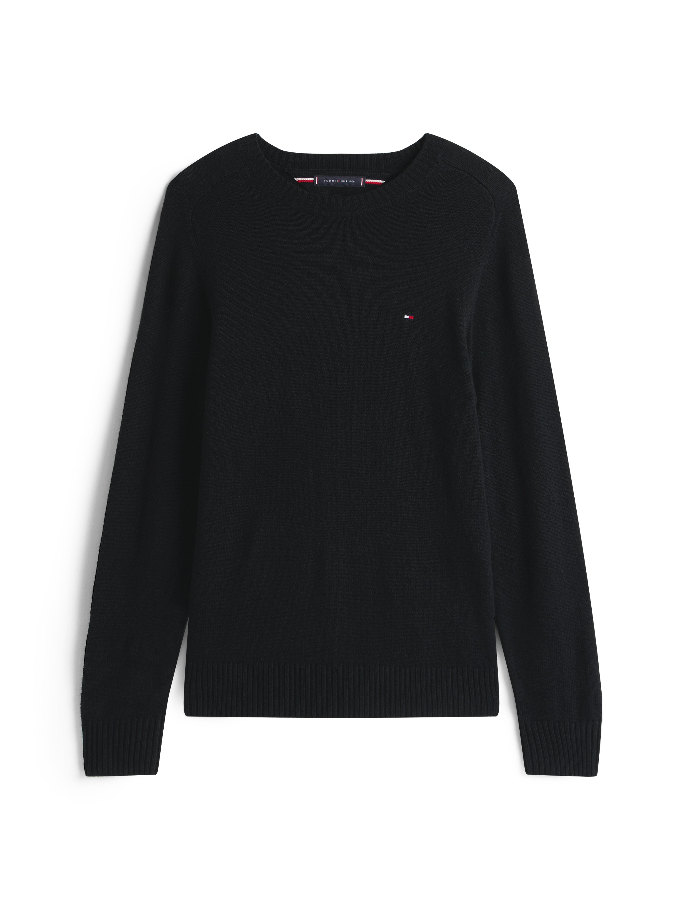 Tommy Hilfiger Rundhalspullover »LAMBSWOOL CREW NECK«