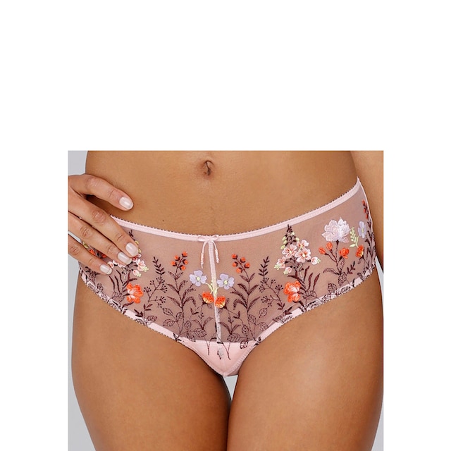 bunten mit Blumen Stickereispitze bei aus »Maria«, Stringpanty LASCANA online OTTO