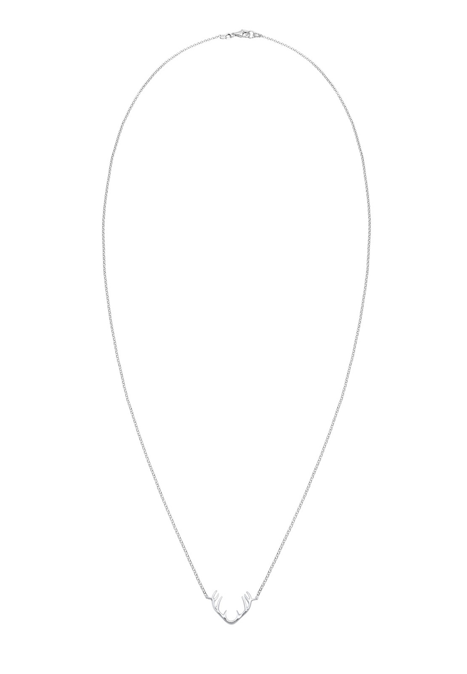 Elli Kette mit Anhänger »Halskette Hirsch Geweih 925 Sterling Silber«