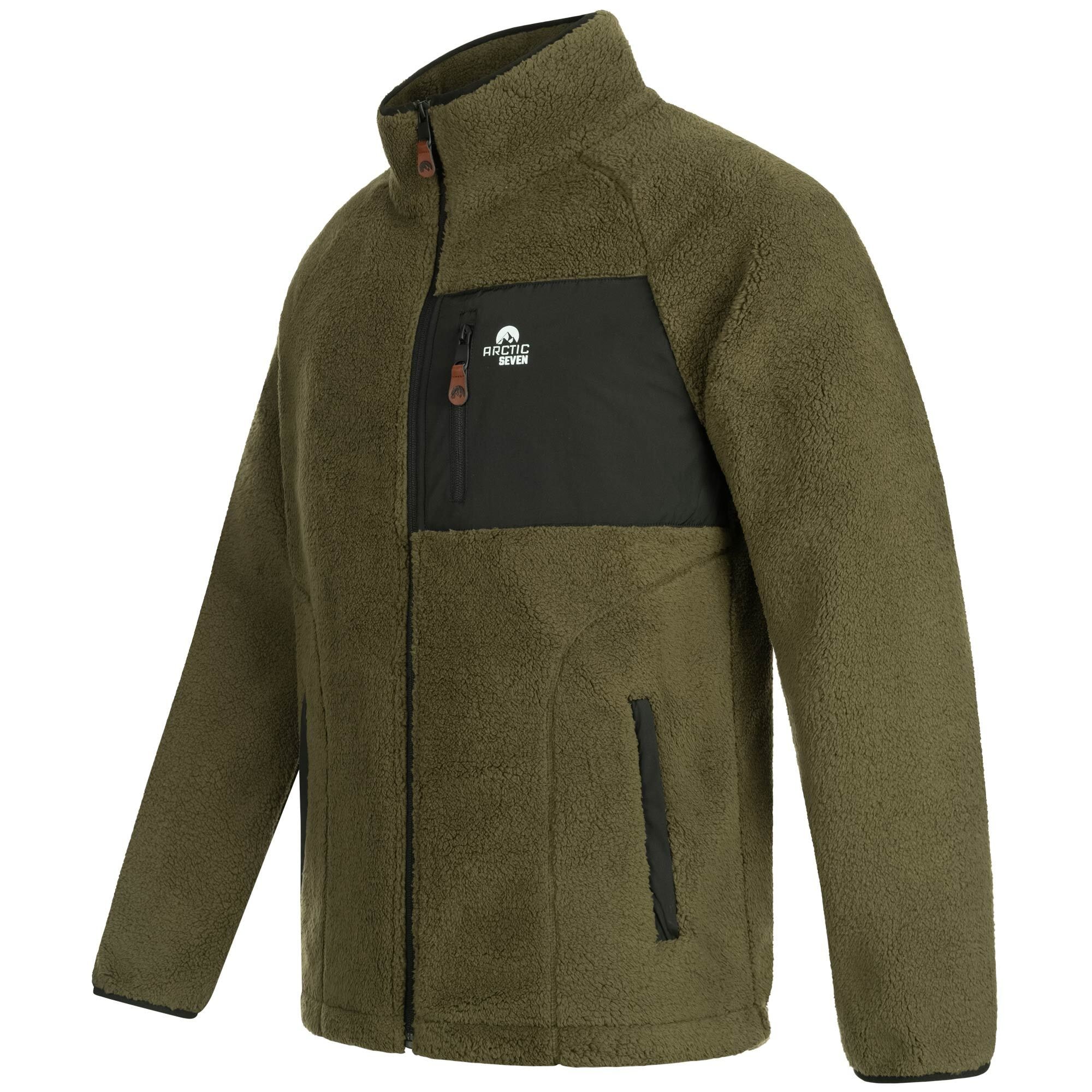 Arctic Seven Fleecejacke »Arctic Seven Herren Sherpa Fleecejacke AS415«
