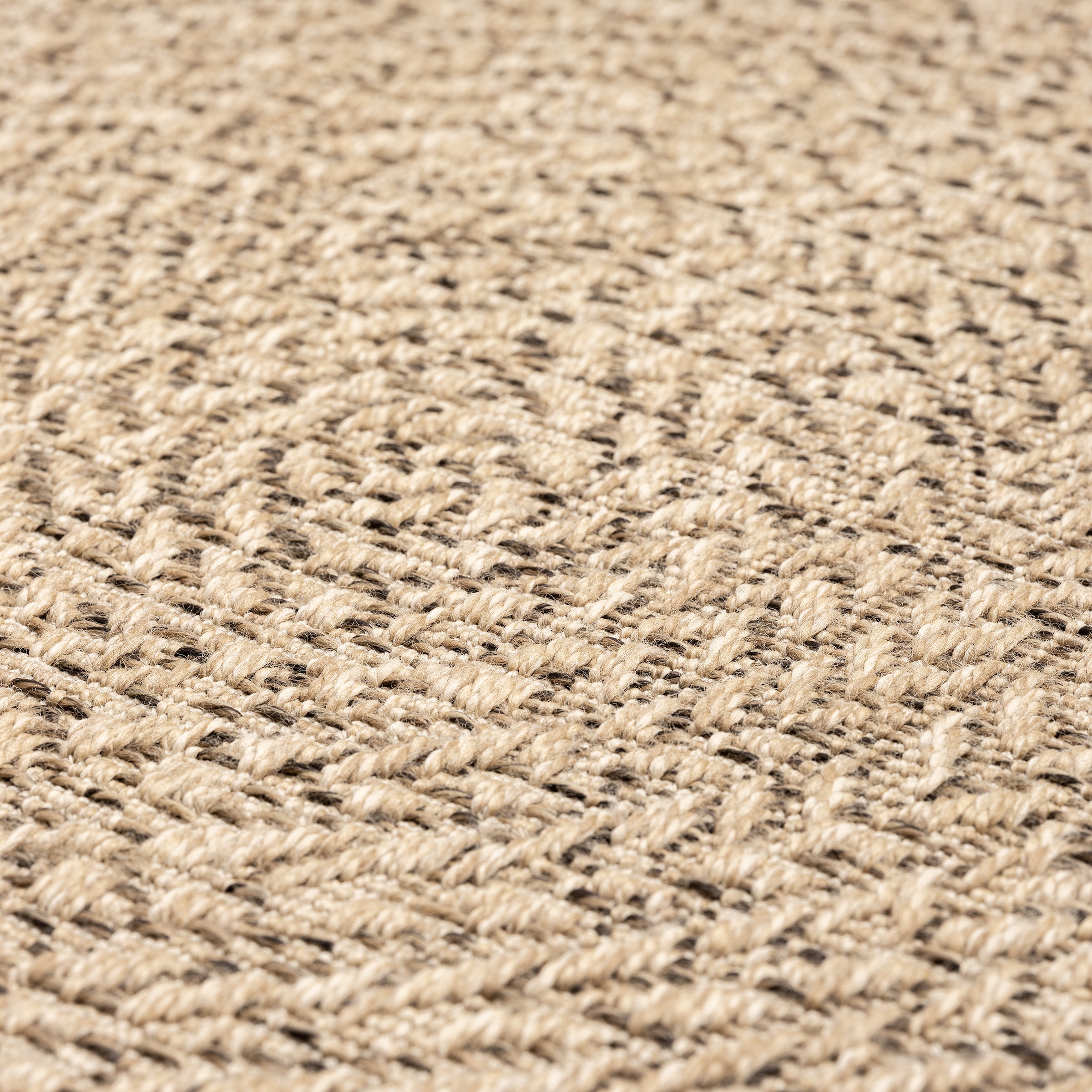 merinos Teppich »Kenzy 6« rechteckig 10 mm Höhe robuster In- und Outdoor Teppich im natürlichen Jute-Look, wetterfest
