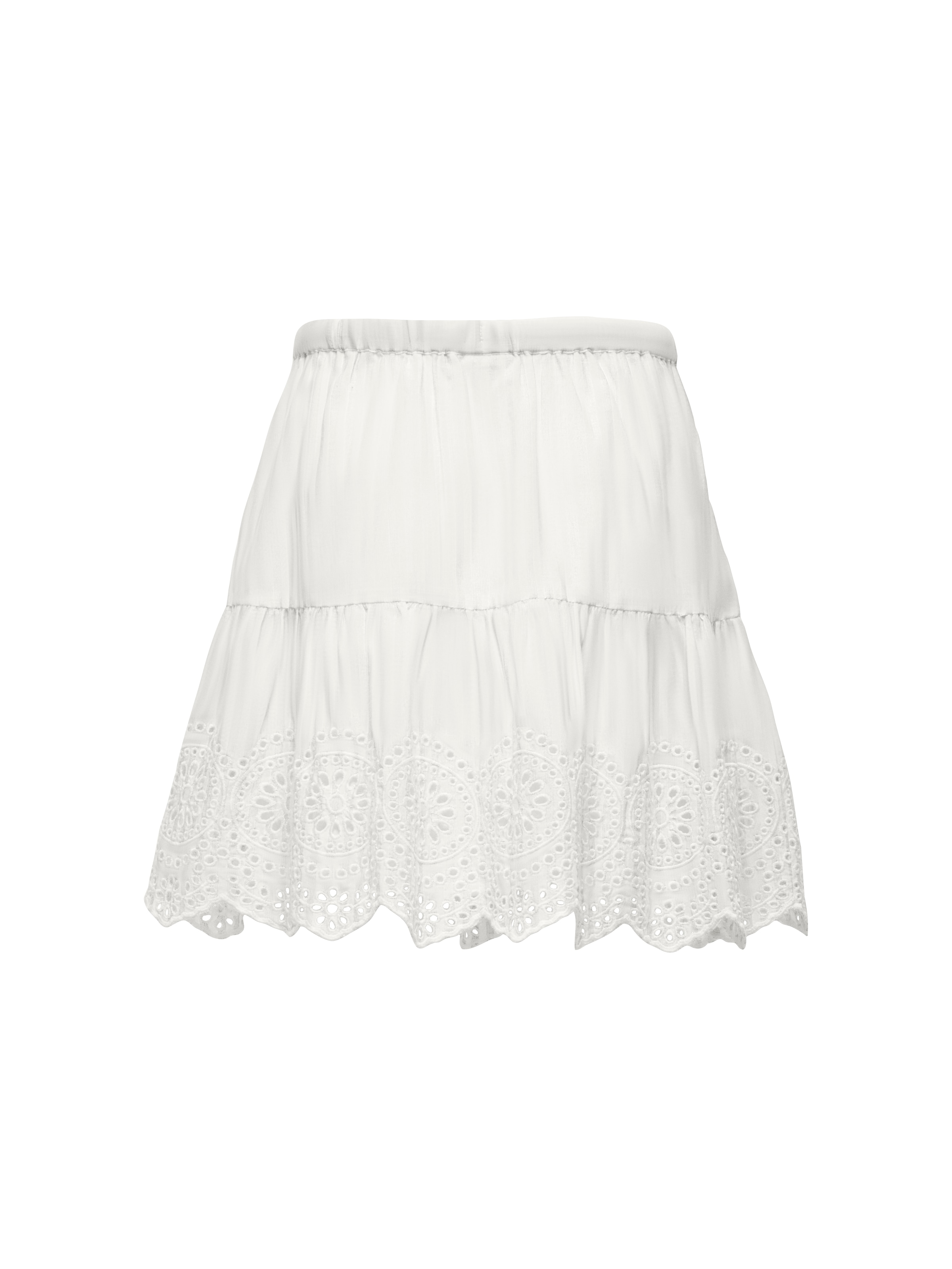 KIDS ONLY Volantrock »KOGBONDI LIFE EMB SKIRT WVN« 1 mit Spitzenkante