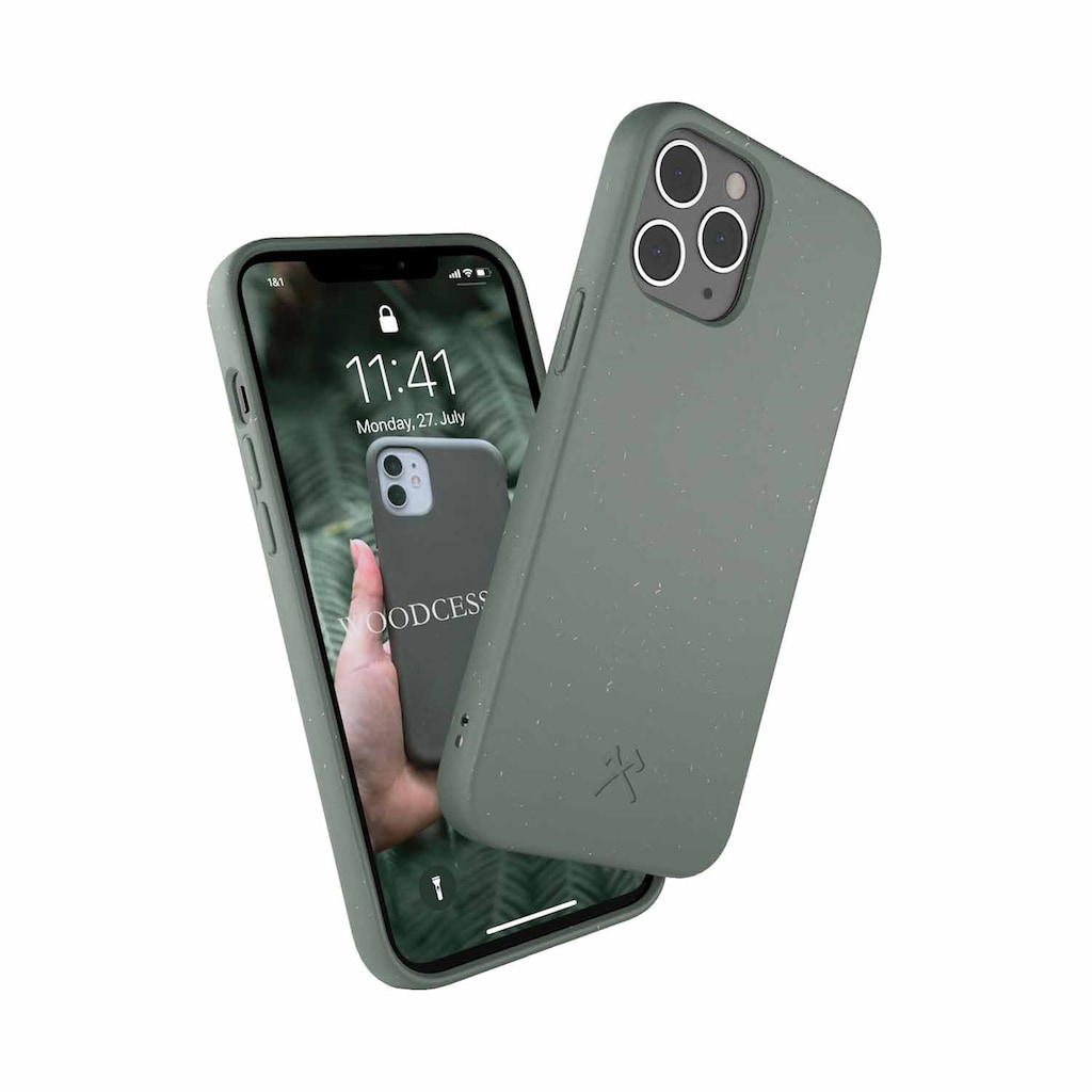 Woodcessories Smartphone-Hülle »Bio Case«, iPhone 12-iPhone 12 Pro, 15,5 cm (6,1 Zoll)