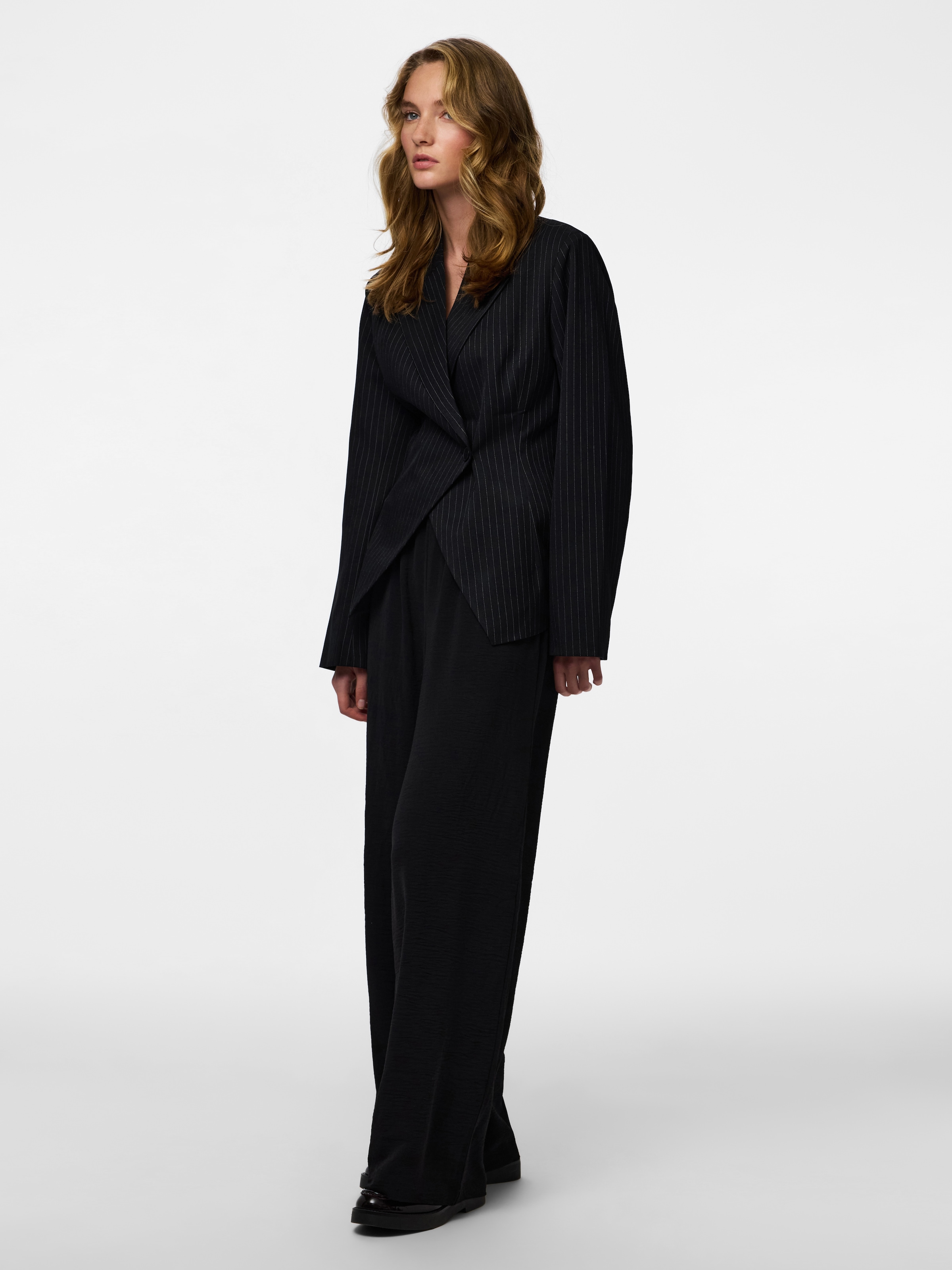 pieces Schlupfhose »PCTIFFANY HW WIDE PANTS WVN NOOS BC«  Sommerhose