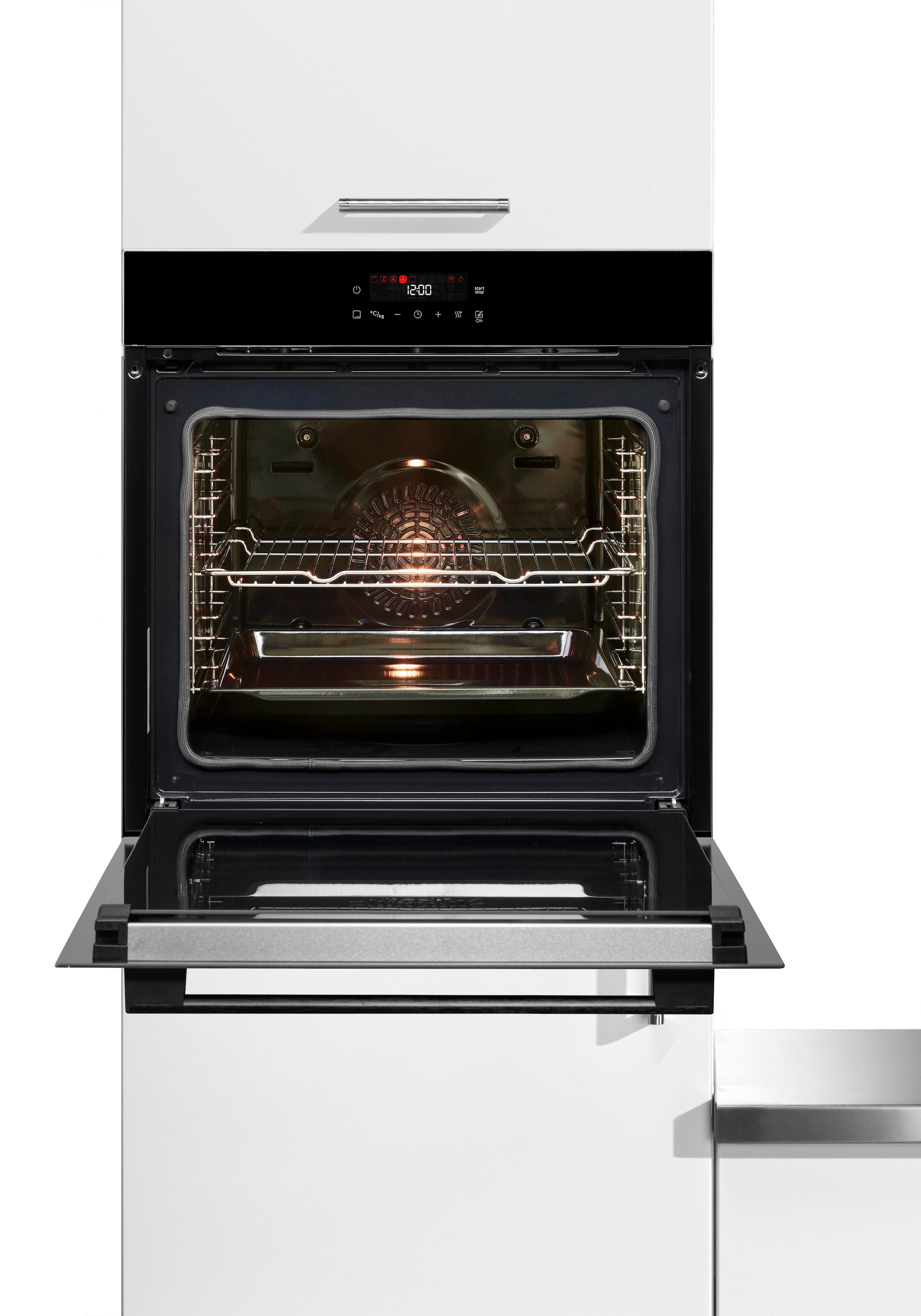 BOSCH Pyrolyse Backofen Serie 2 »HBA571BB4« mit Teleskopauszug nachrüstbar