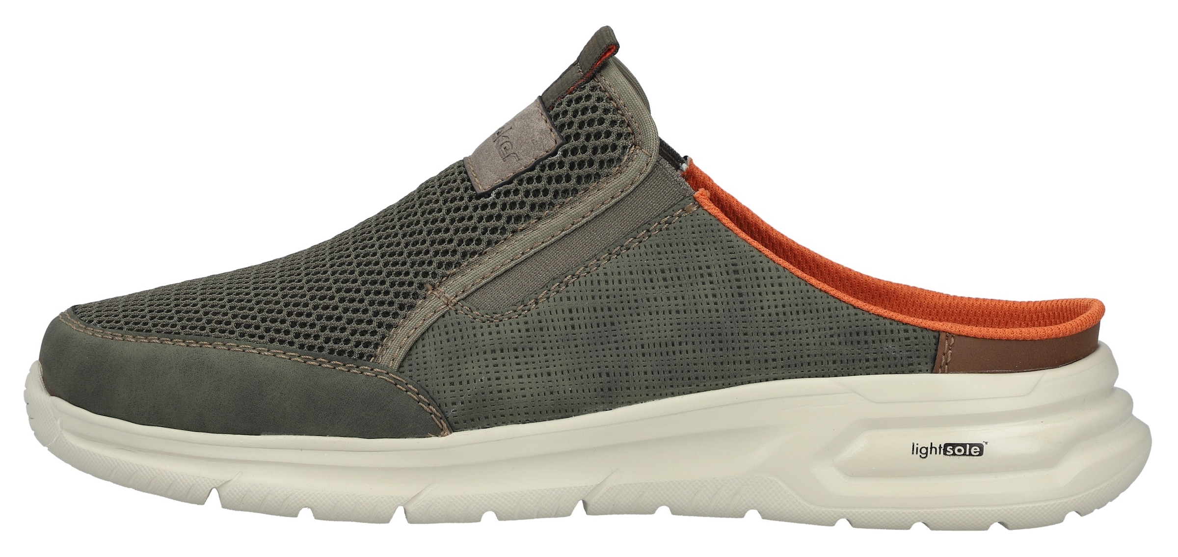 Rieker Clog  Sommerschuh, Hausschuh, Schlupfschuh mit seitlichen Stretcheinsätzen