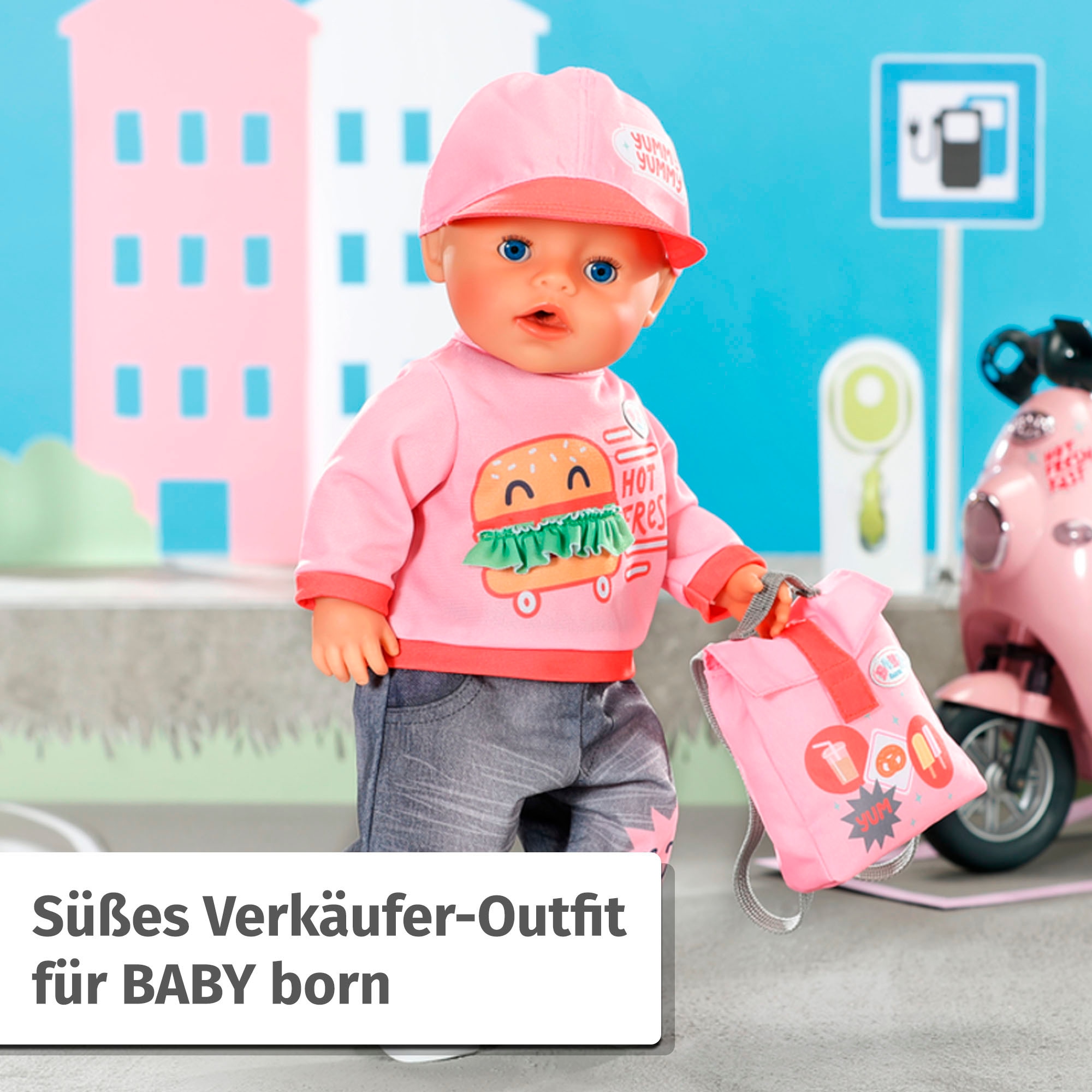 Baby Born Puppenkleidung »Snack Shop Outfit, 43 cm«