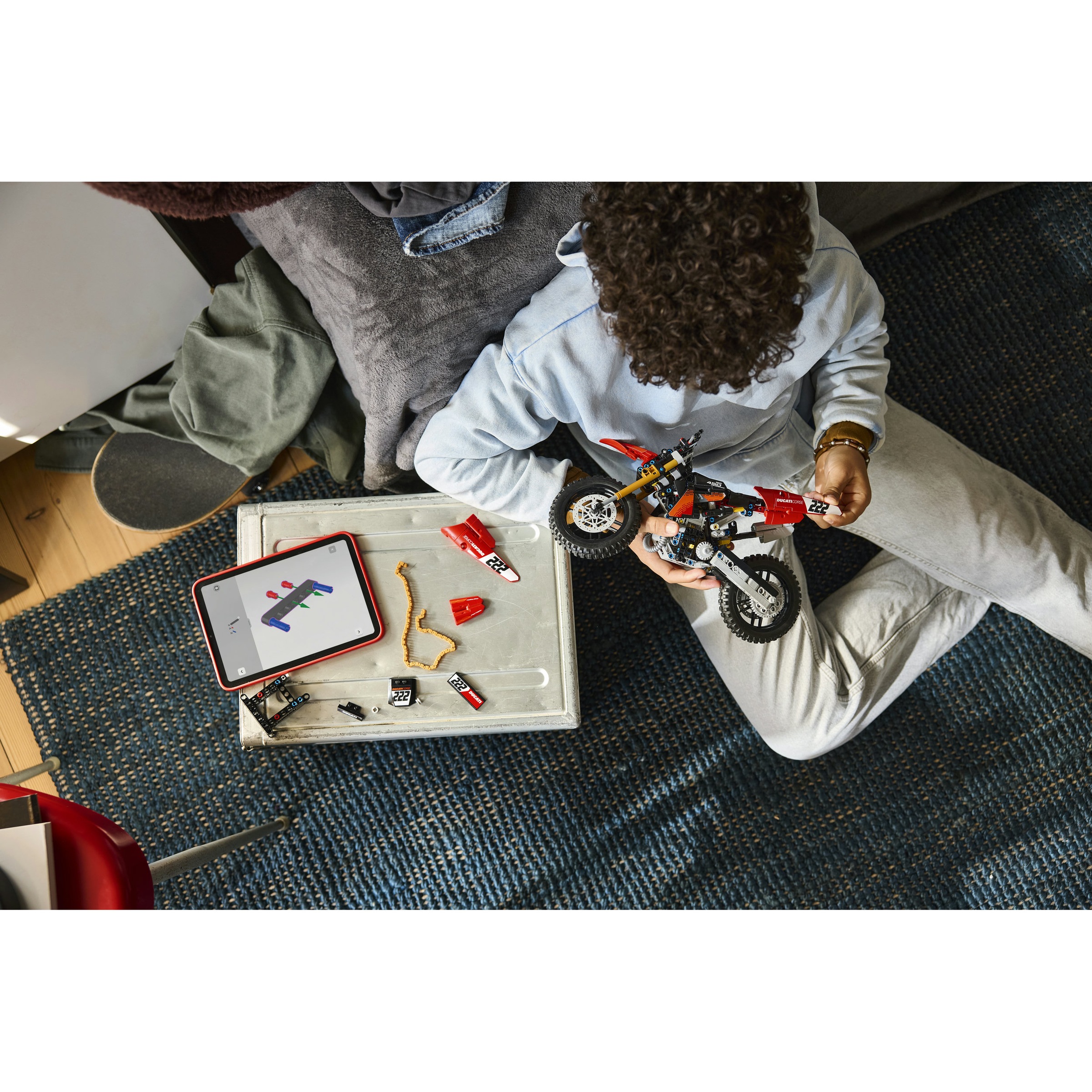 LEGO® Konstruktionsspielsteine »Ducati Desmo450 MX Factory Motorrad (42238), LEGO Technic« Made in Europe