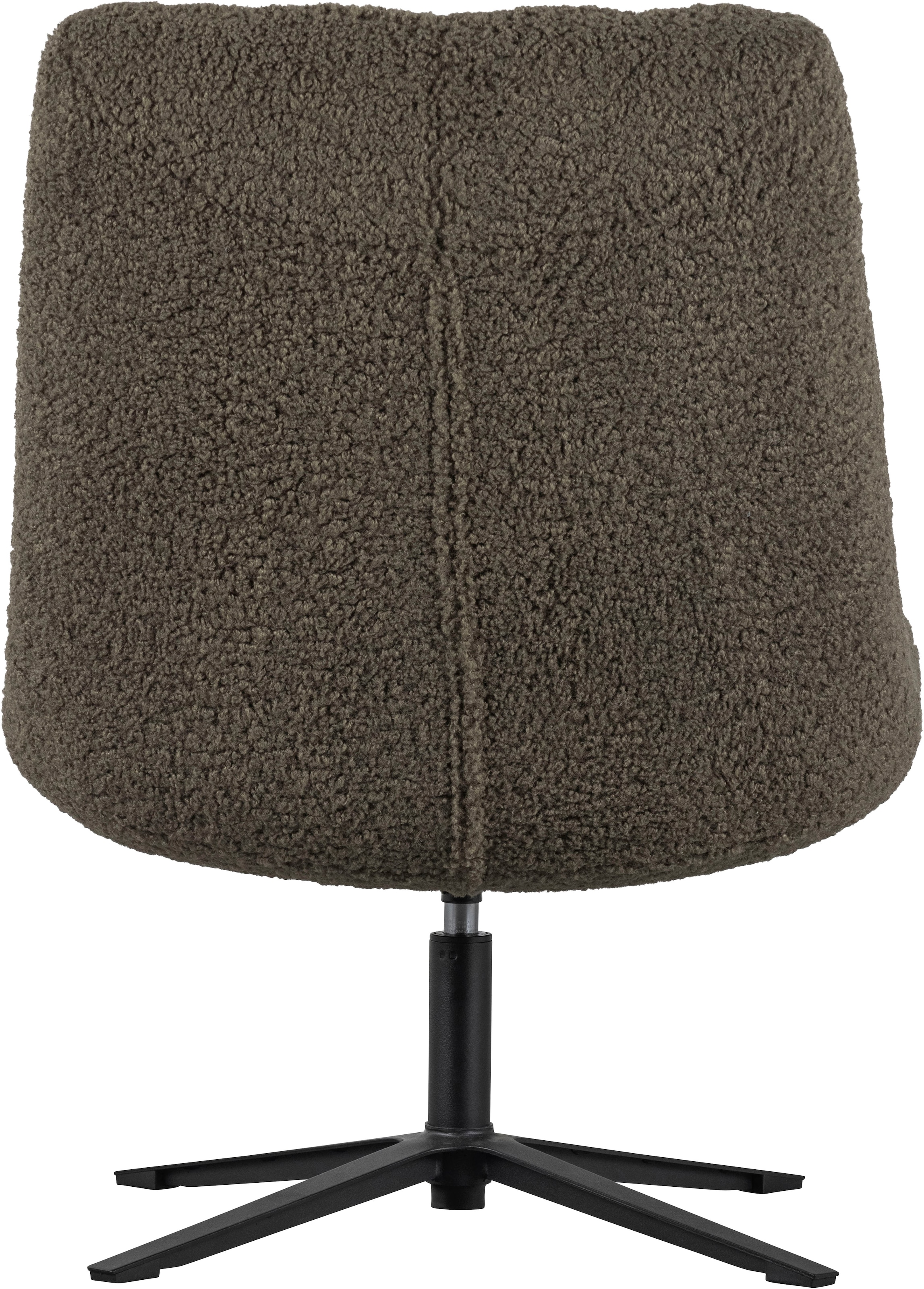 WOOOD Drehsessel »Job mit Teddy-Bezug und Drehmechanismus B 70 x T 85 x H 101 cm« Sehr hohe Verschleißfestigkeit, Tragkraft 140 kg, 360° Drehmechanismus
