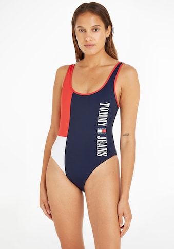 Tommy Hilfiger Swimwear Badeanzug »TH ONE PIECE RUNWAY (EXT SIZES)«, Mit Tommy... kaufen