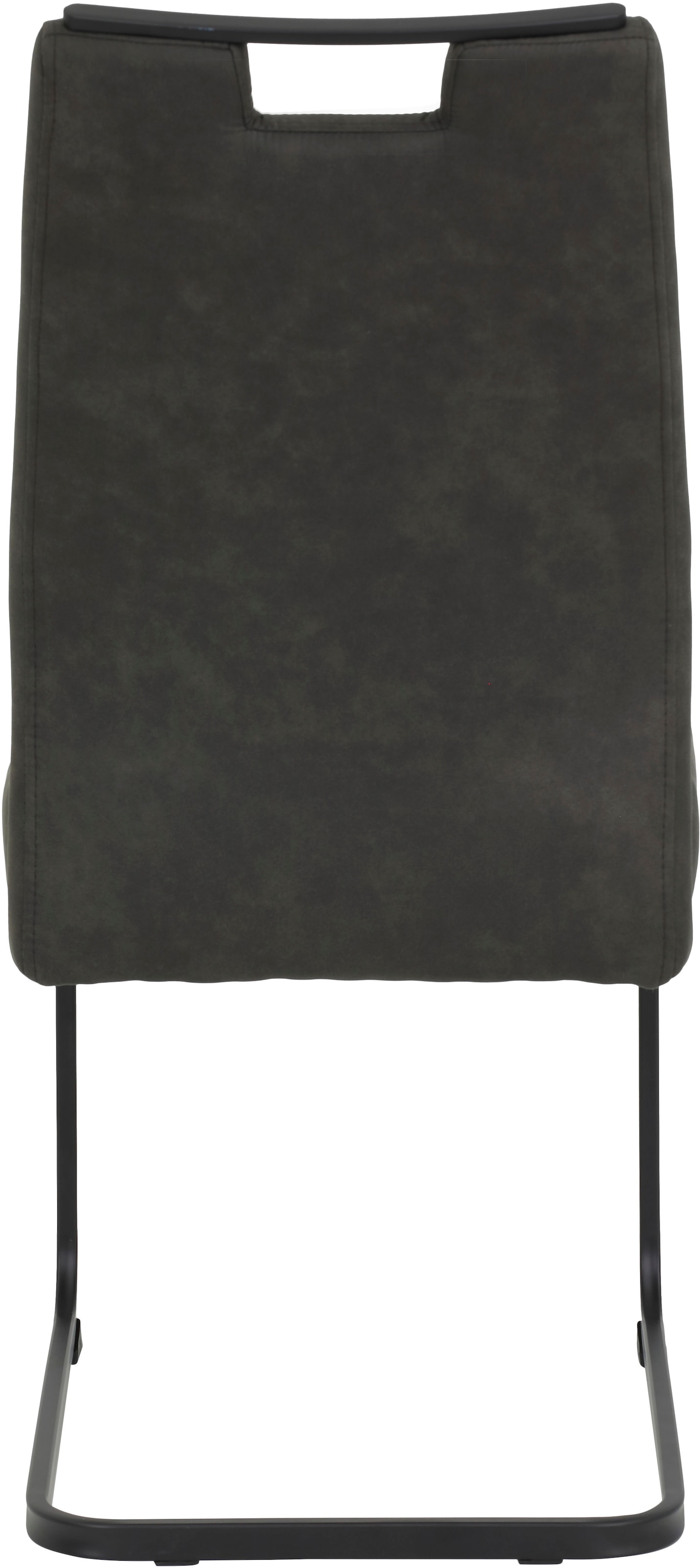 HELA Freischwinger, (Set), 4 St., Microfaser VINTAGE-Polyester, Freischwinger, XL Sitzbreite, Griff, Vintage Optik, 140kg belastbar