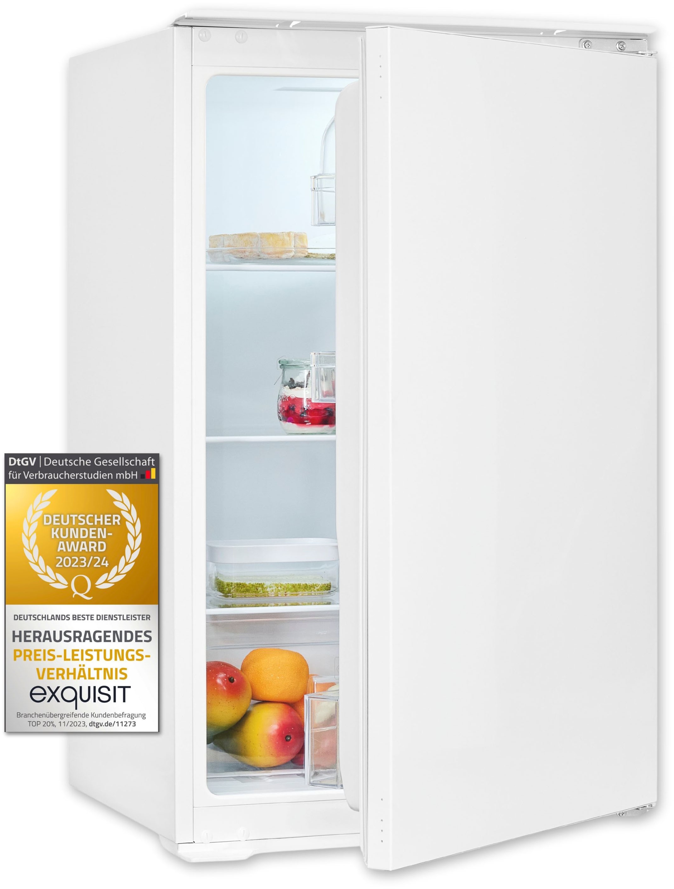 exquisit Einbaukühlschrank »EKS131-V-040E«