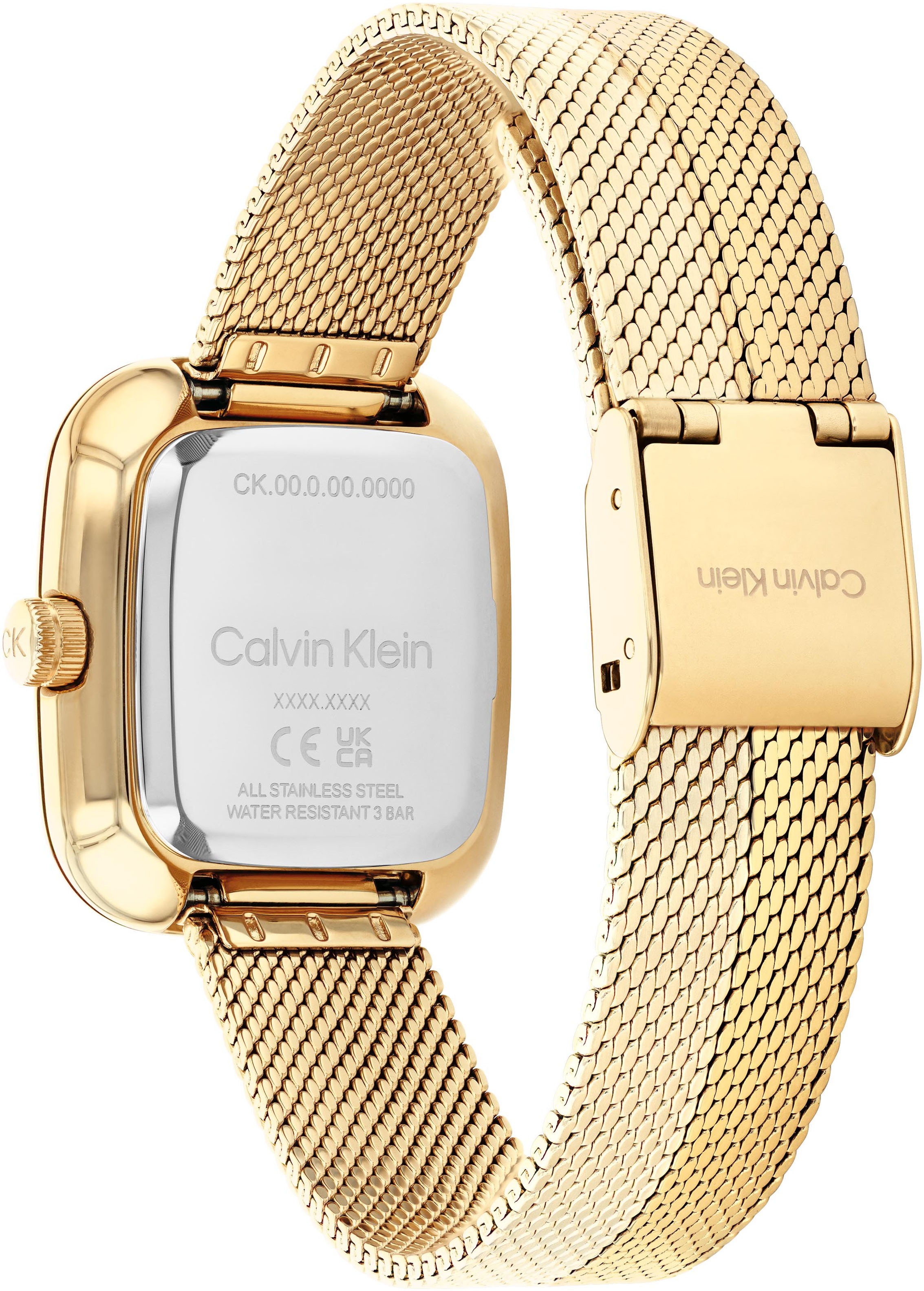 Calvin Klein Quarzuhr »CK ADORE«, Armbanduhr, Damenuhr, Edelstahlarmband, analog