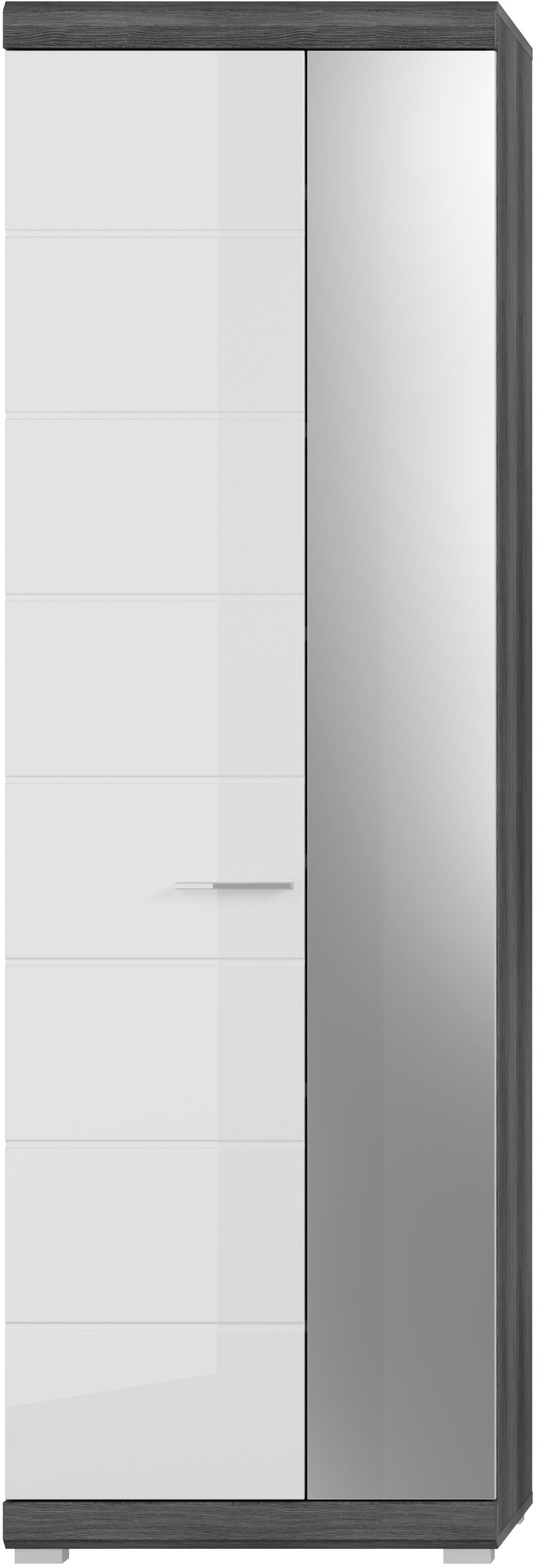 INOSIGN Garderoben-Set »Siena, Fronten mit hochwertiger Rillenfräsung, 3-teilig,bestehend aus:«, (3 St.), Garderobenschrank, Sitzbank & Garderobenpaneel
