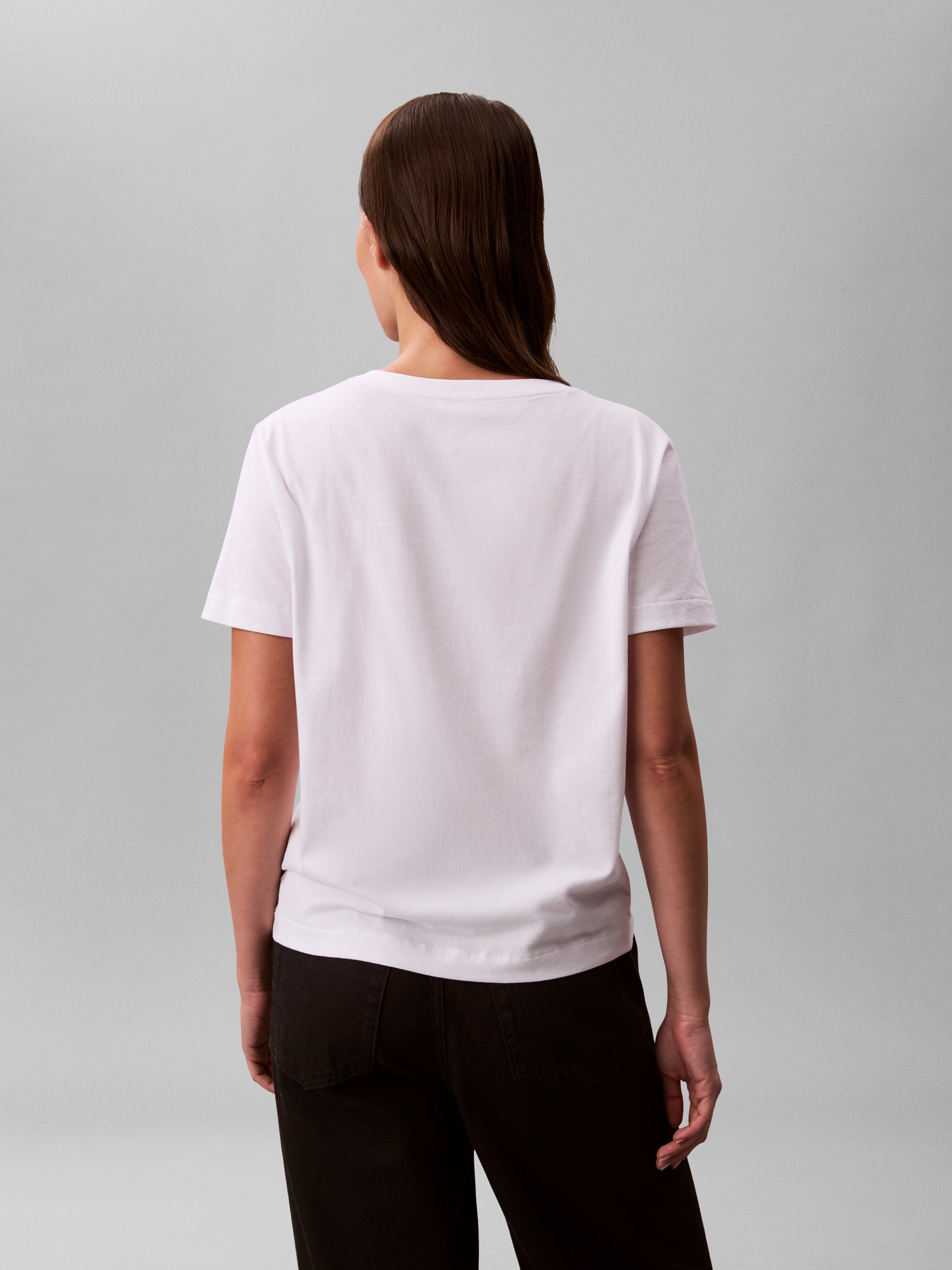 Calvin Klein Jeans T-Shirt »MONOLOGO VNK 2PACK TEE« Packung, 2er-Pack, 2 Stk. , Logoschriftzug